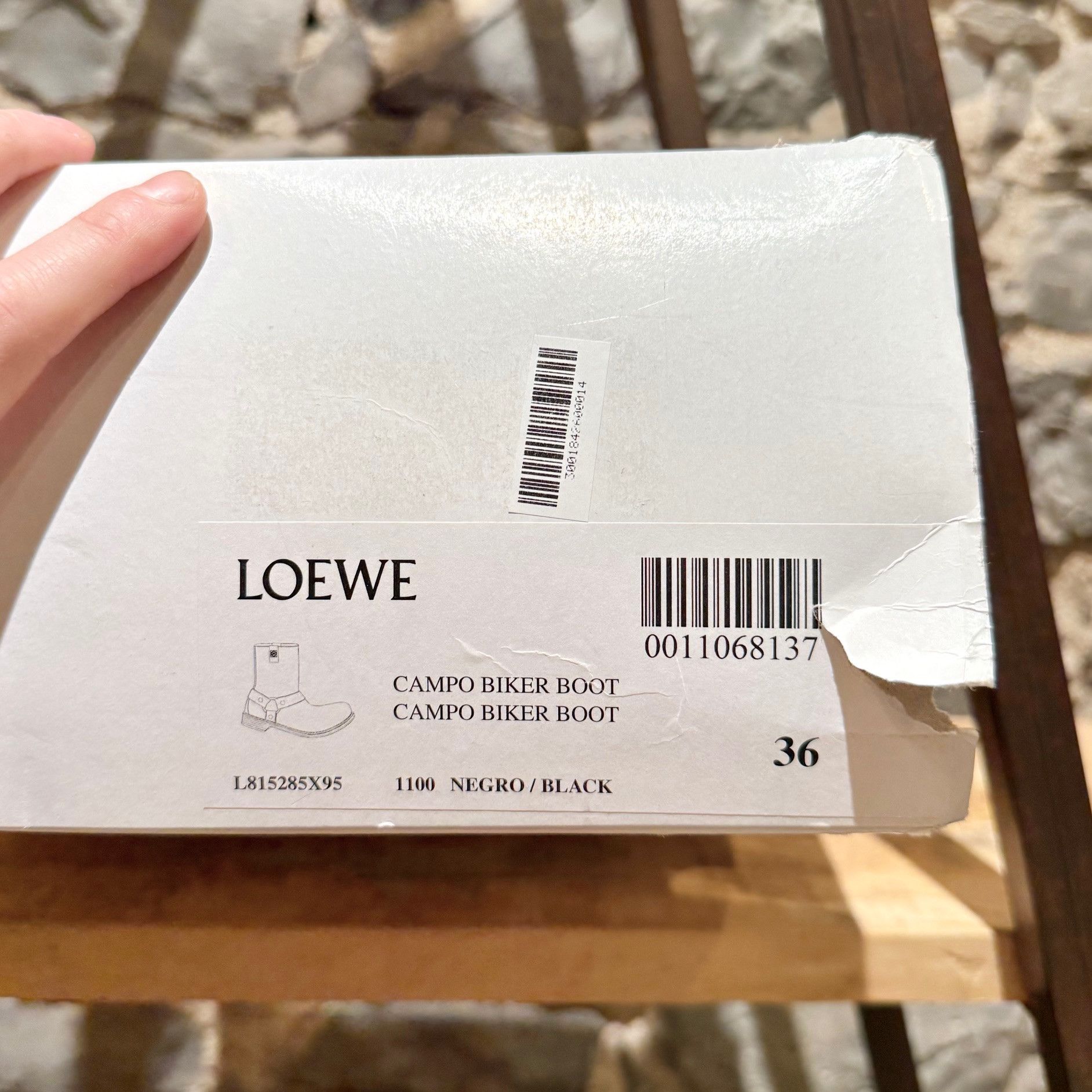 Loewe LOEWE Black Leather Campo Harness Biker Boots Size US 6 / IT 36 - 13 Thumbnail