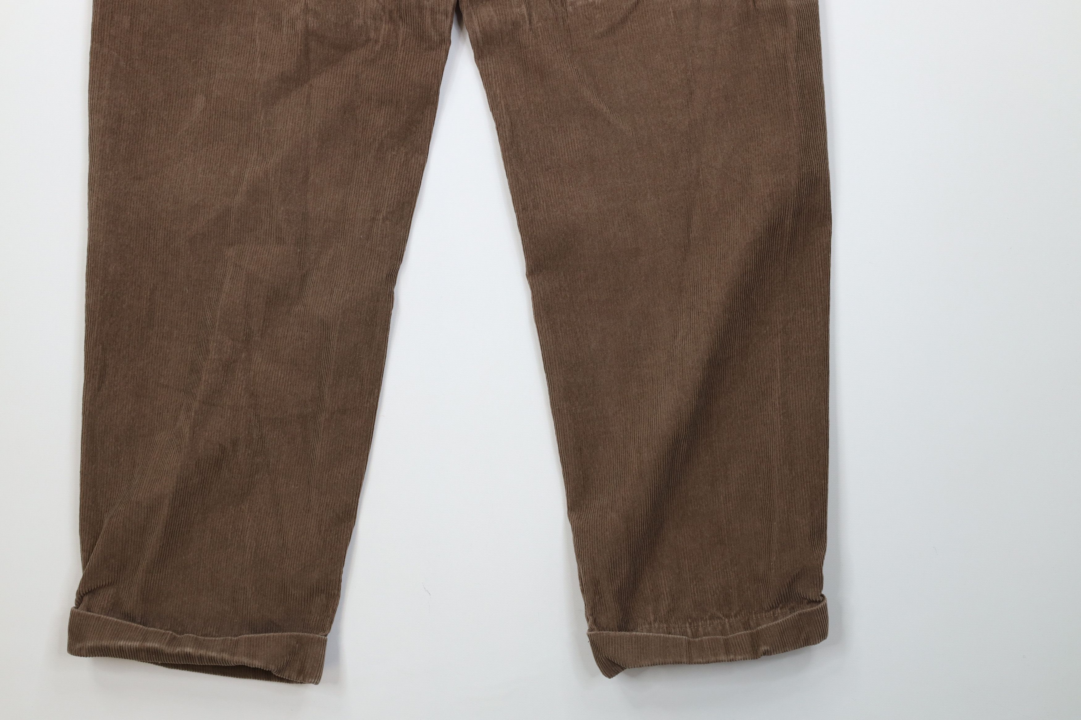 Vintage Vintage 90s Y2K Streetwear Wide Leg Corduroy Chino Pants Size US 36 / EU 52 - 13 Thumbnail