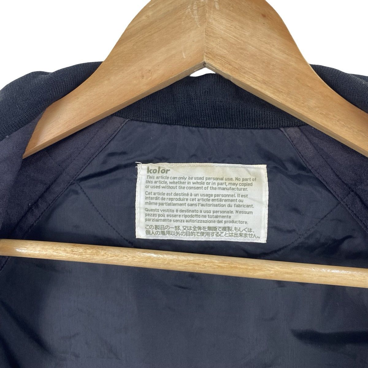 Kolor Vintage KOLOR Bomber Jacket Designer Technical Panel Zip Up Size US M / EU 48-50 / 2 - 8 Thumbnail