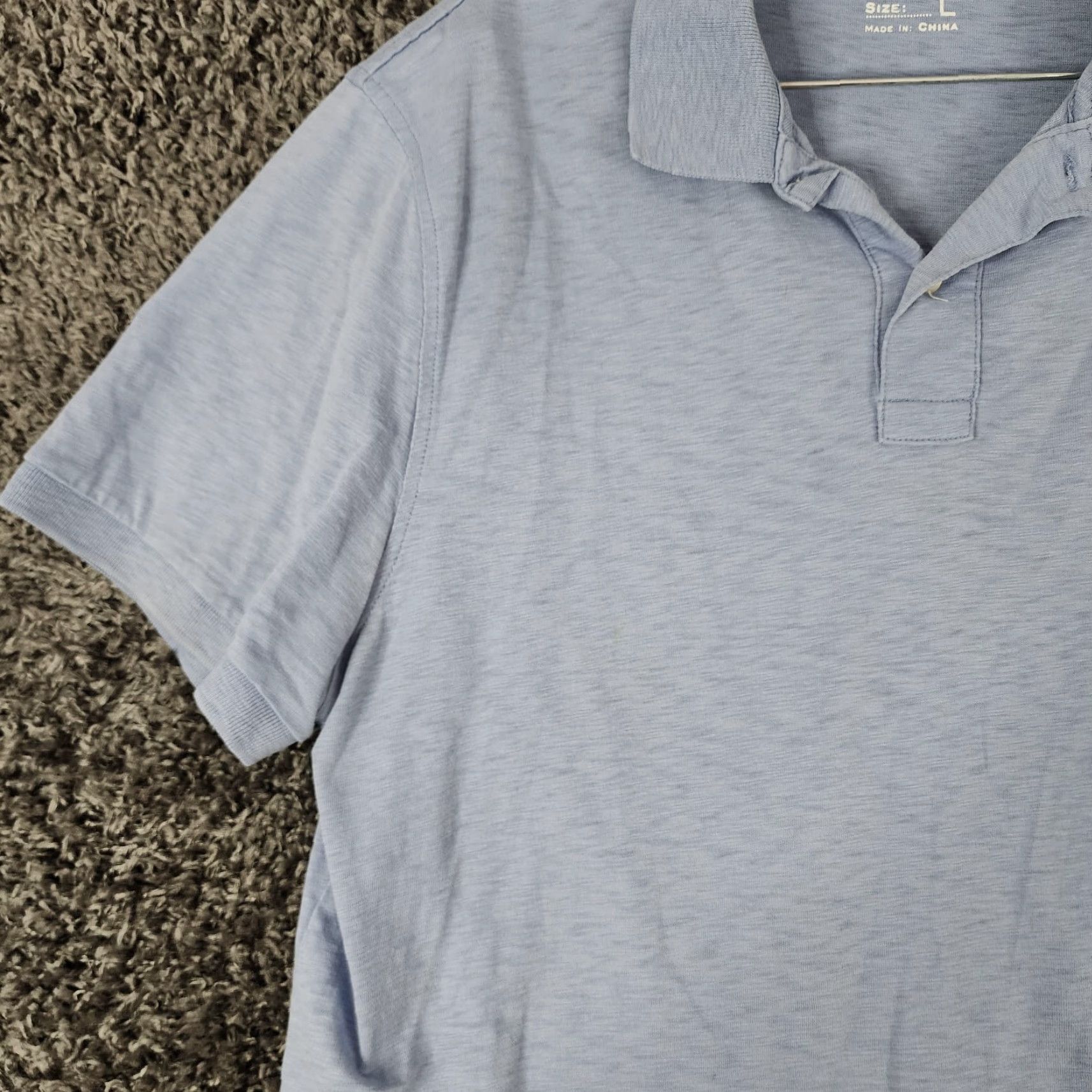 J.Crew J.CREW Light Blue Cotton Polo Shirt Mens Short Sleeve Size L Size US L / EU 52-54 / 3 - 4 Thumbnail