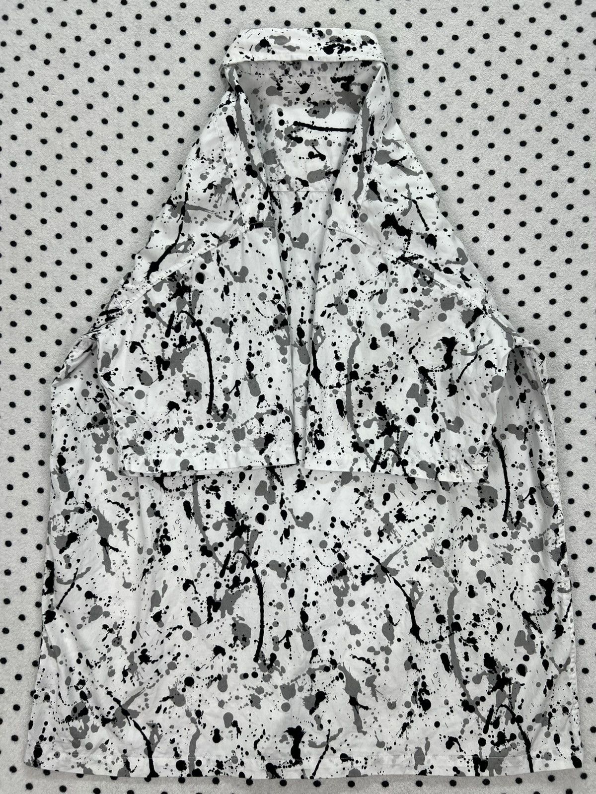 Japanese Brand Omkoe Paint Splatter Pattern Shirt Size US L / EU 52-54 / 3 - 6 Thumbnail