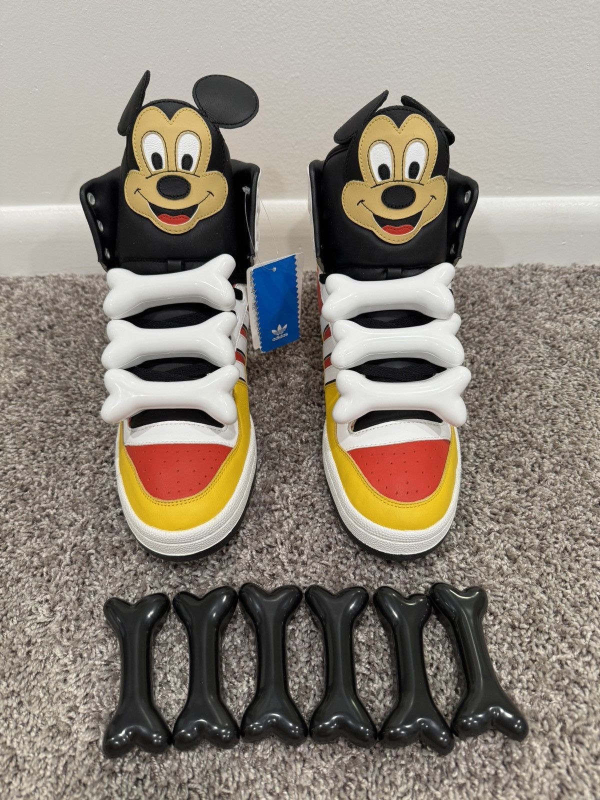 2 sets of Adidas Jeremy Scott Bones