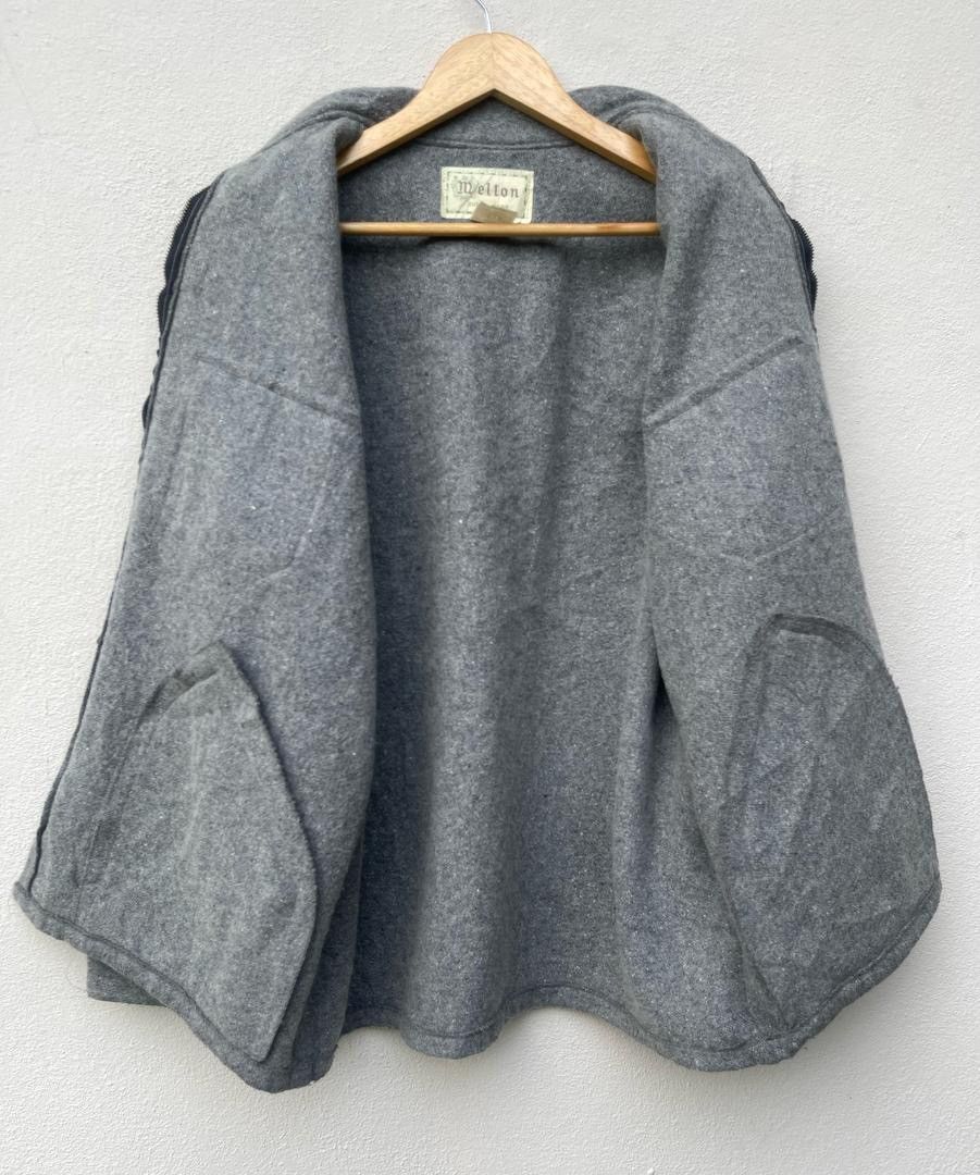 Vintage Melton Wool Zipper Jacket Size US L / EU 52-54 / 3 - 10 Thumbnail