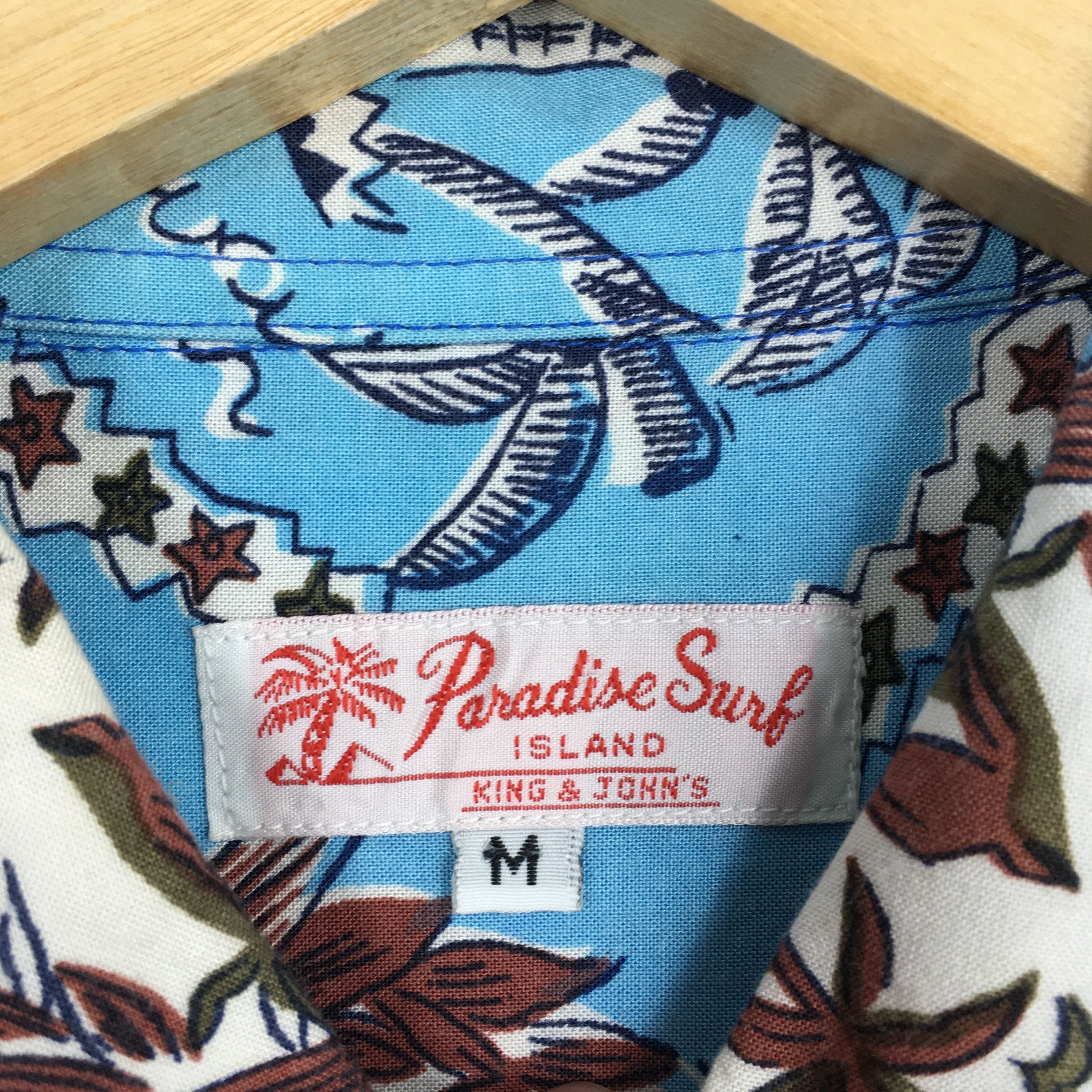 Life's a Beach Vintage Hawaiian Aloha Coconut Tree Rayon Shirt Medium Size US M / EU 48-50 / 2 - 5 Thumbnail