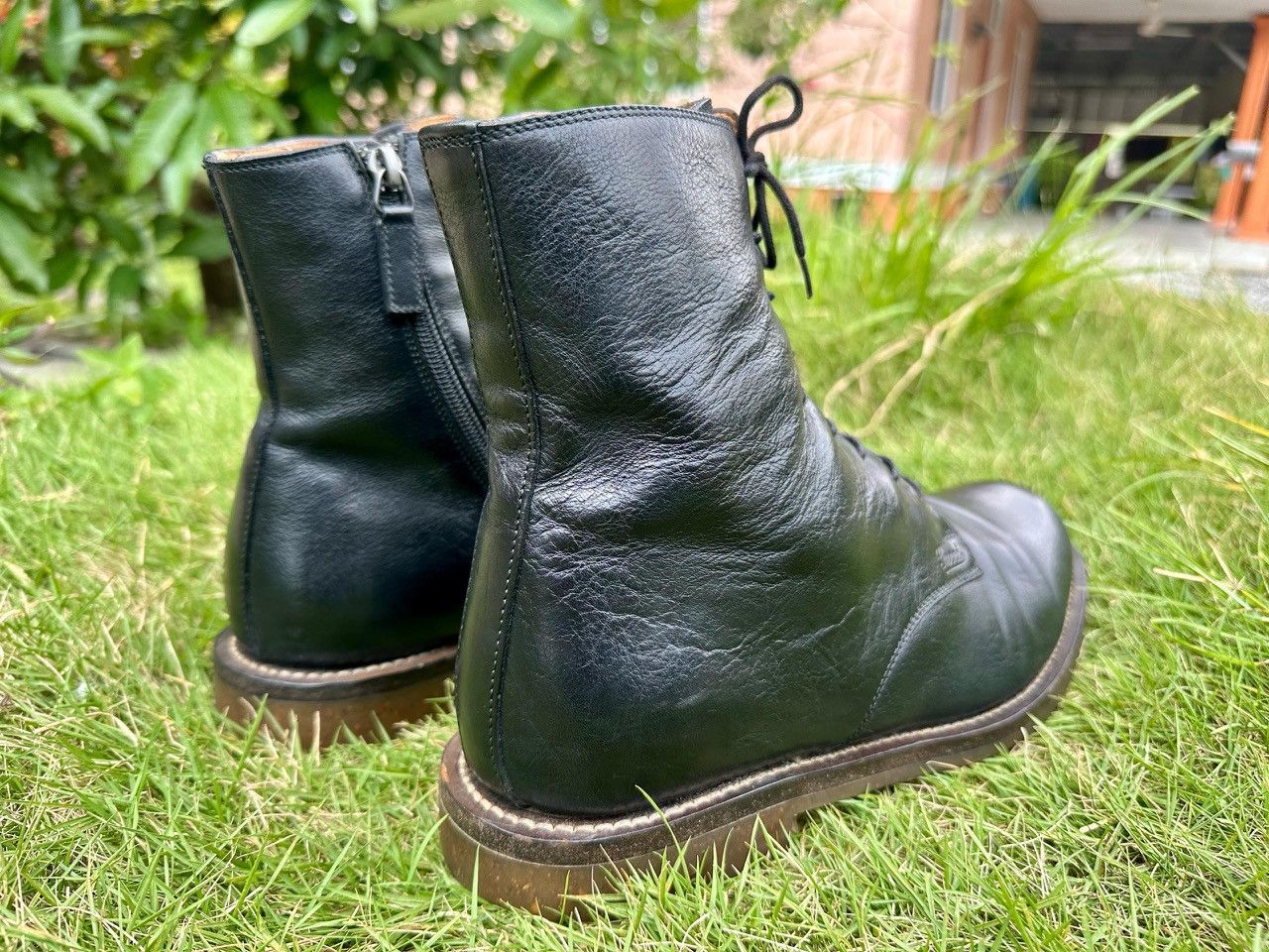 Gucci Authentic Gucci Lace-Up Leather Boot Size US 8.5 / EU 41-42 - 2 Thumbnail
