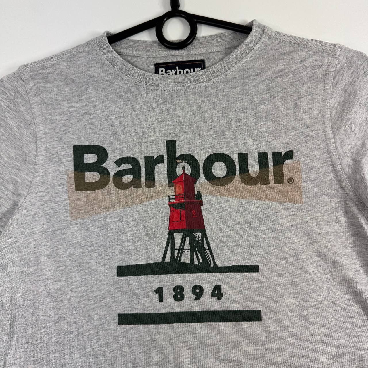 Barbour Barbour 1894 Lighthouse Graphic T-Shirt Grey Mens Size L Size US L / EU 52-54 / 3 - 2 Thumbnail