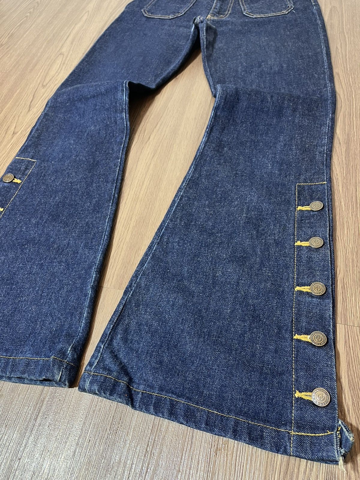 Hysteric Glamour Georgia Love GL HEART japan button down flare denim Size US 26 / EU 42 - 11 Thumbnail
