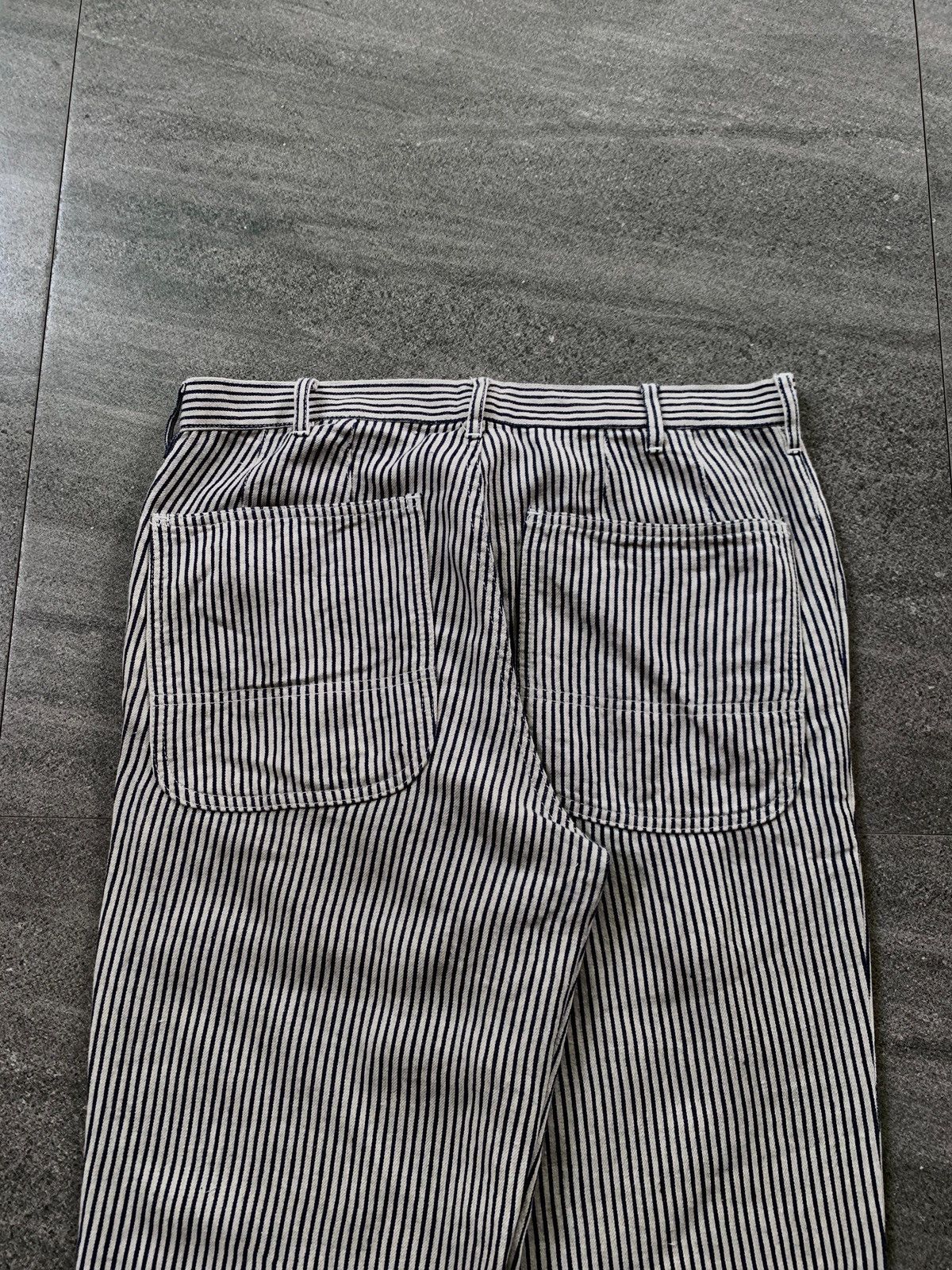 Comme des Garcons Homme Deux FREE TAX! CDGH Deux Linen Striped Trousers Size US 31 - 5 Thumbnail