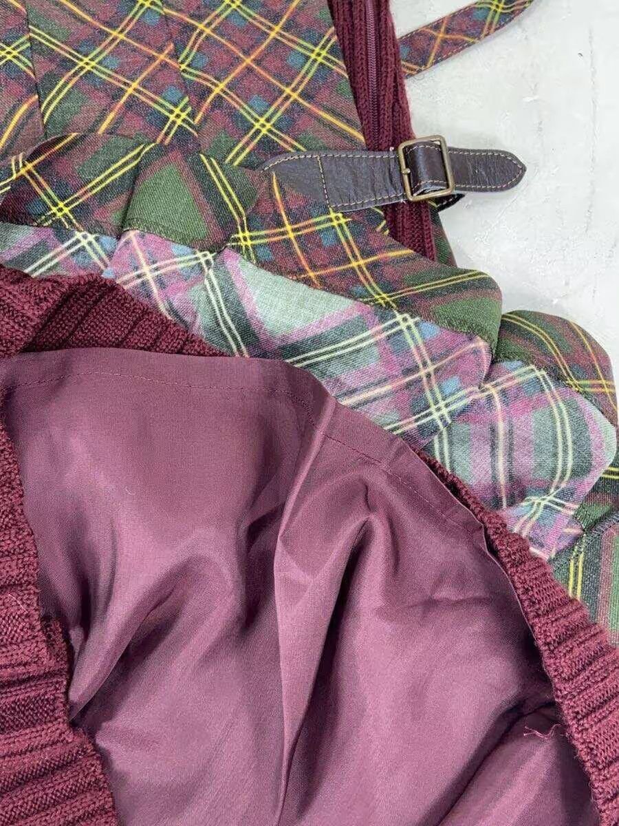 Jean Paul Gaultier 90s Plaid Pleated Skirt Size 28" / US 6 / IT 42 - 5 Thumbnail