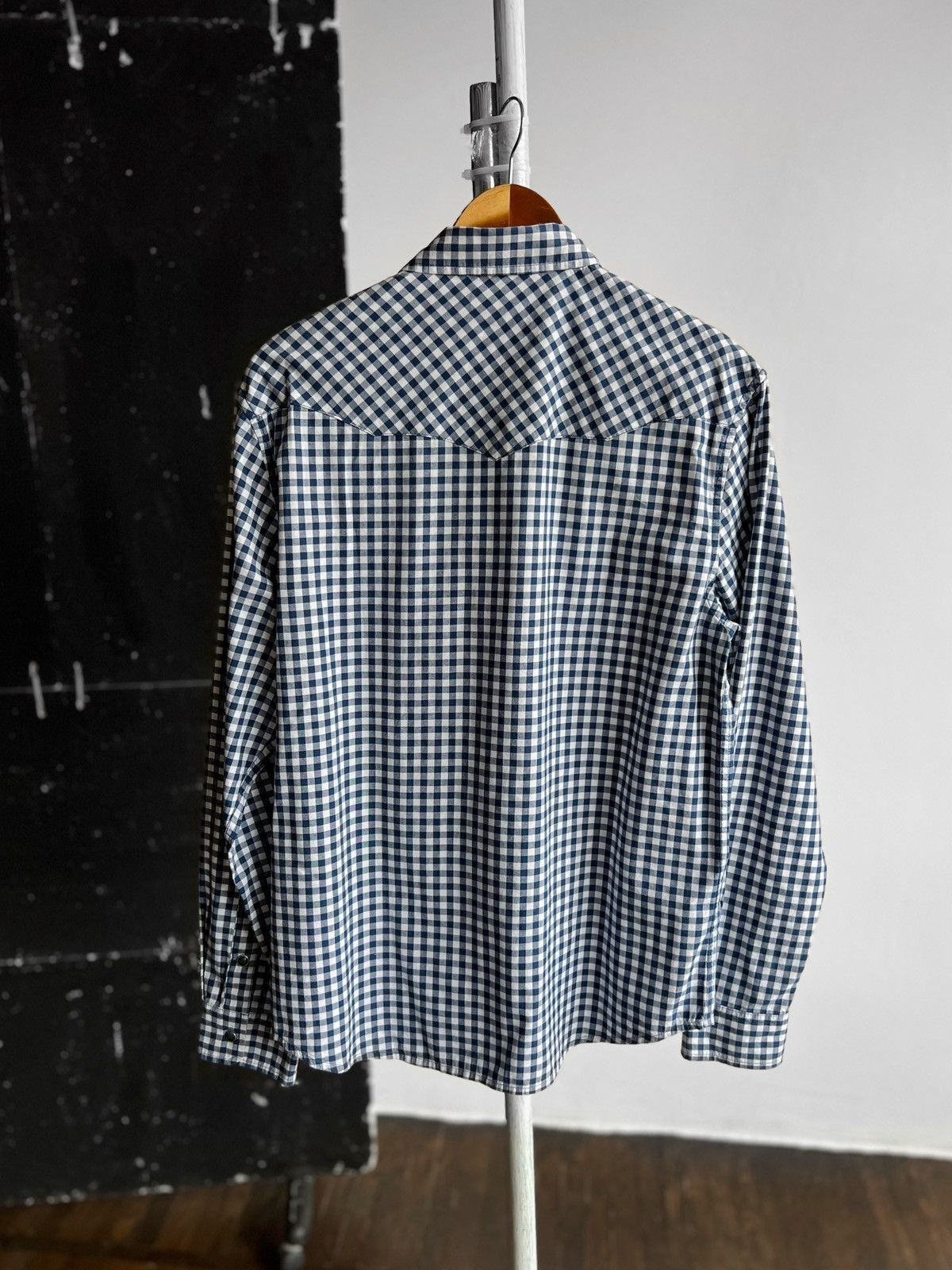 Designer × Wrangler Wrangler Mens Authentic Checked Long Sleeve Snap Shirt Size US M / EU 48-50 / 2 - 3 Thumbnail