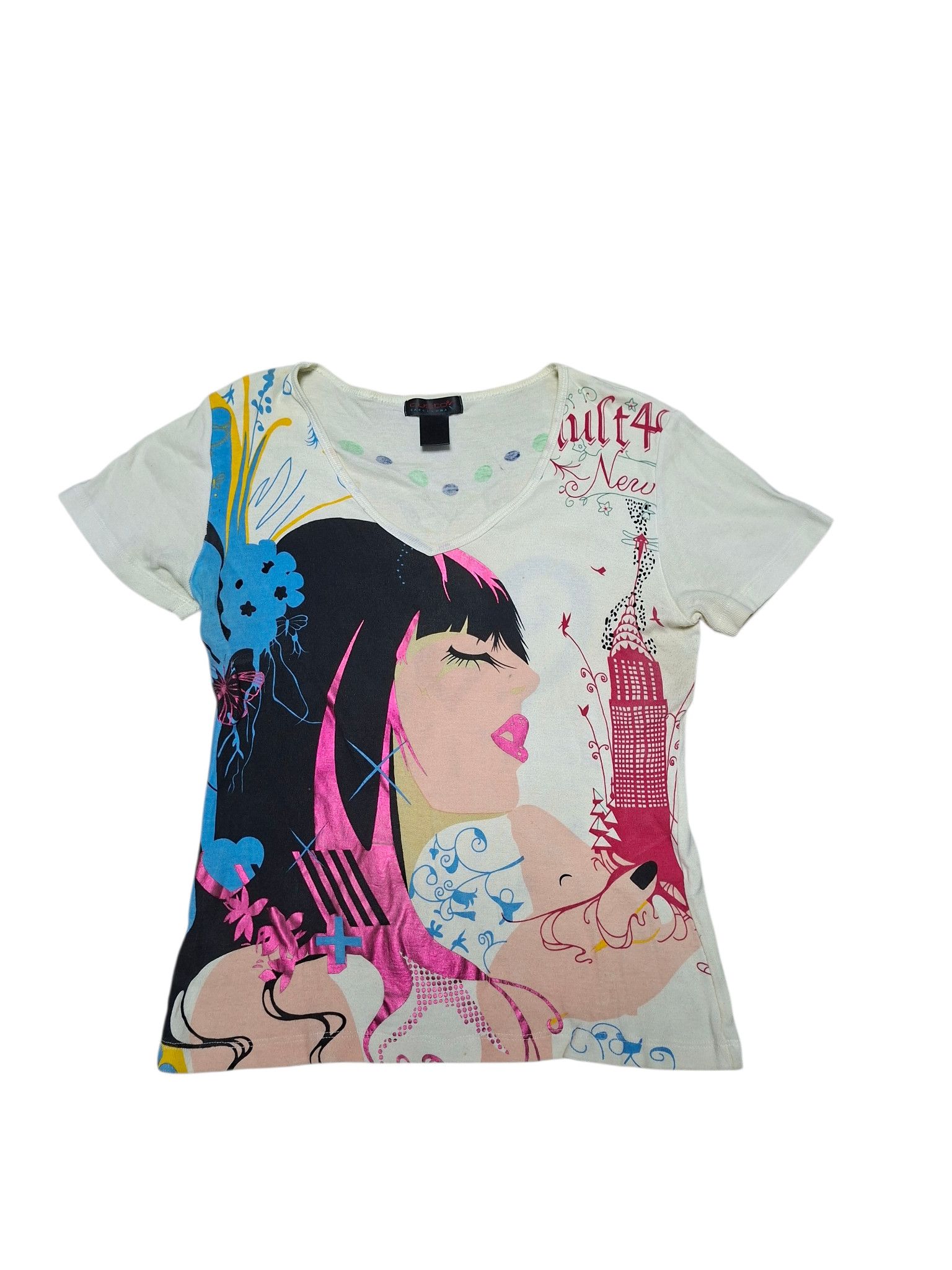 Custo Barcelona CUSTO BARCELONA VINTAGE AVANT GARDE LADY`S TEE Size M / US 6-8 / IT 42-44 - 1 Thumbnail