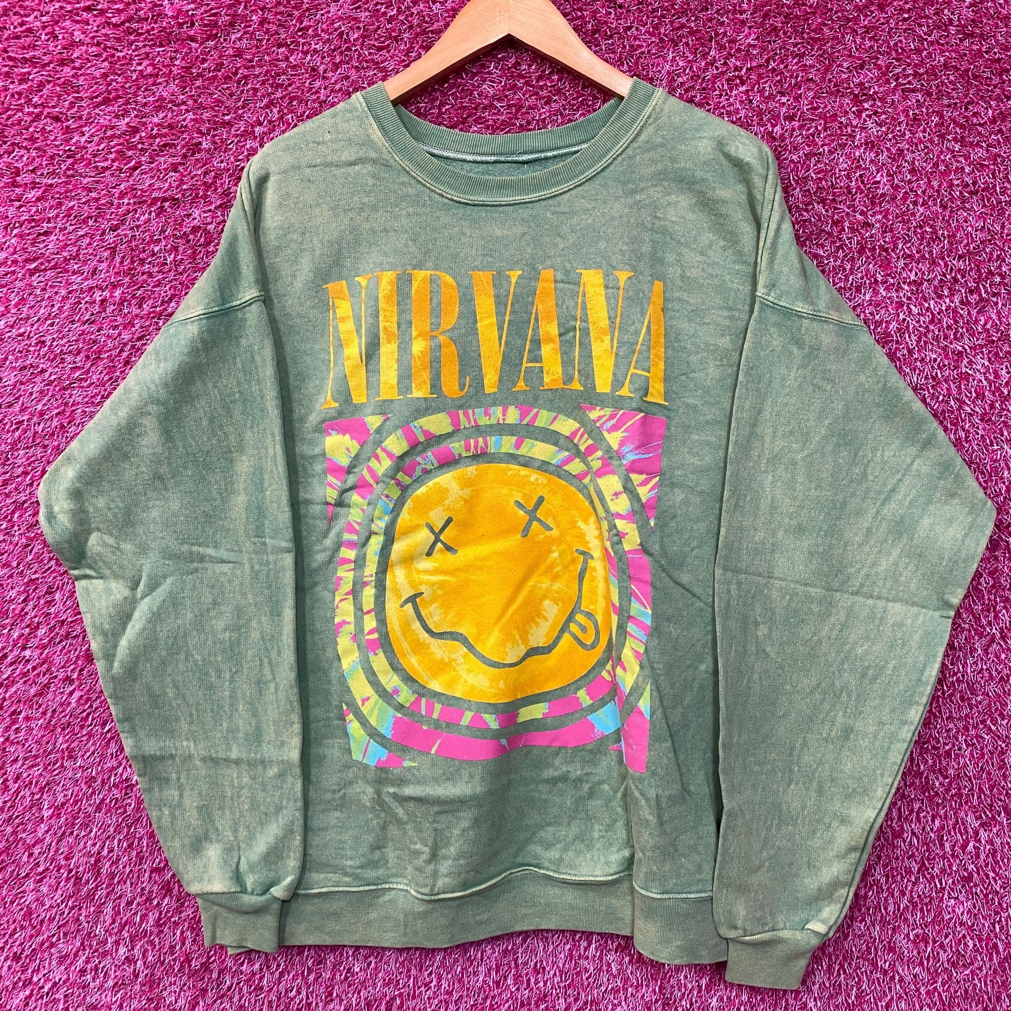 Nirvana Nirvana Nevermind Green Grunge Crewneck size XL Size US XL / EU 56 / 4 - 1 Thumbnail