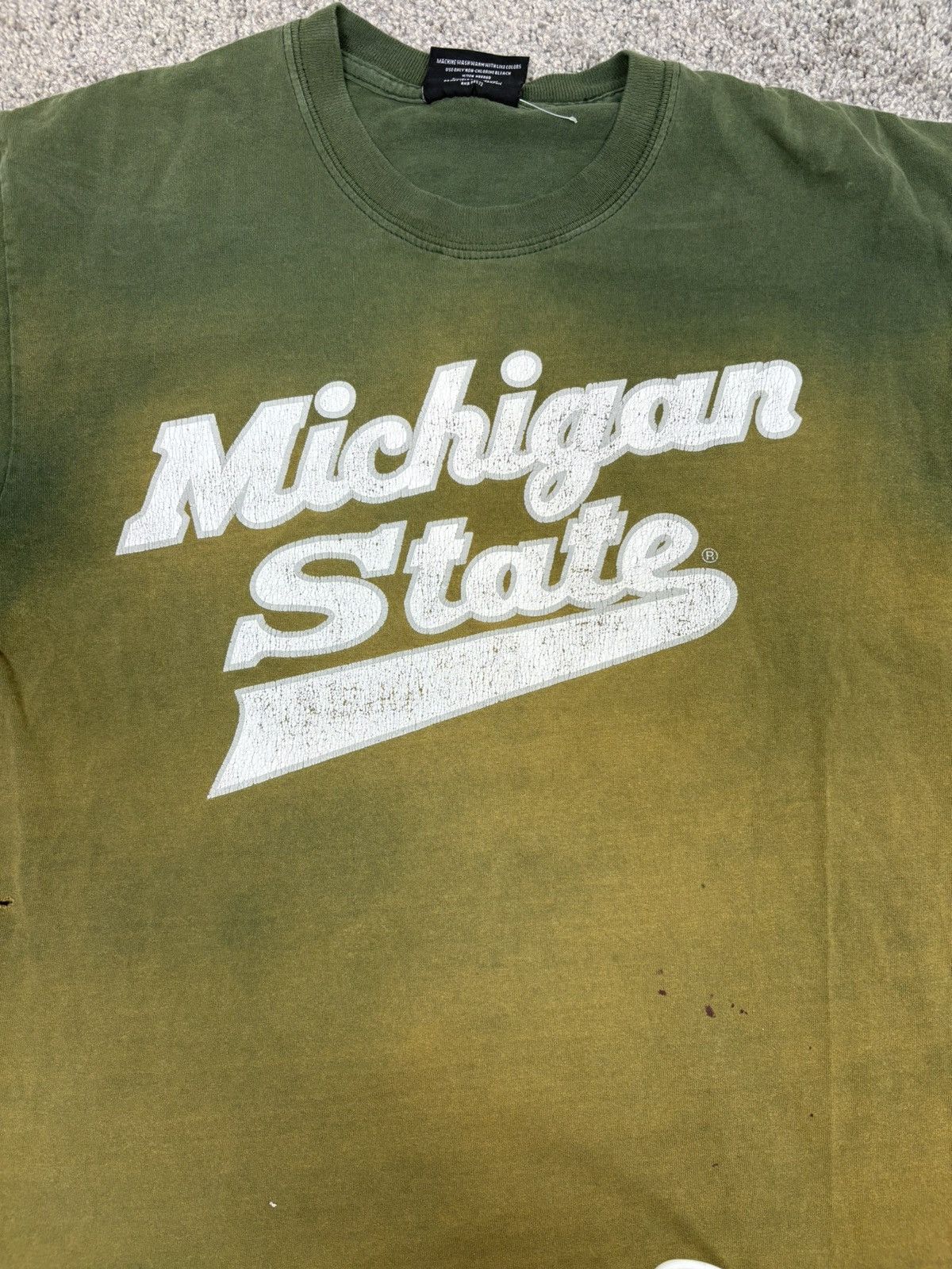 Vintage Vintage steve and barrys sun faded michigan state Tshirt Size US M / EU 48-50 / 2 - 6 Thumbnail
