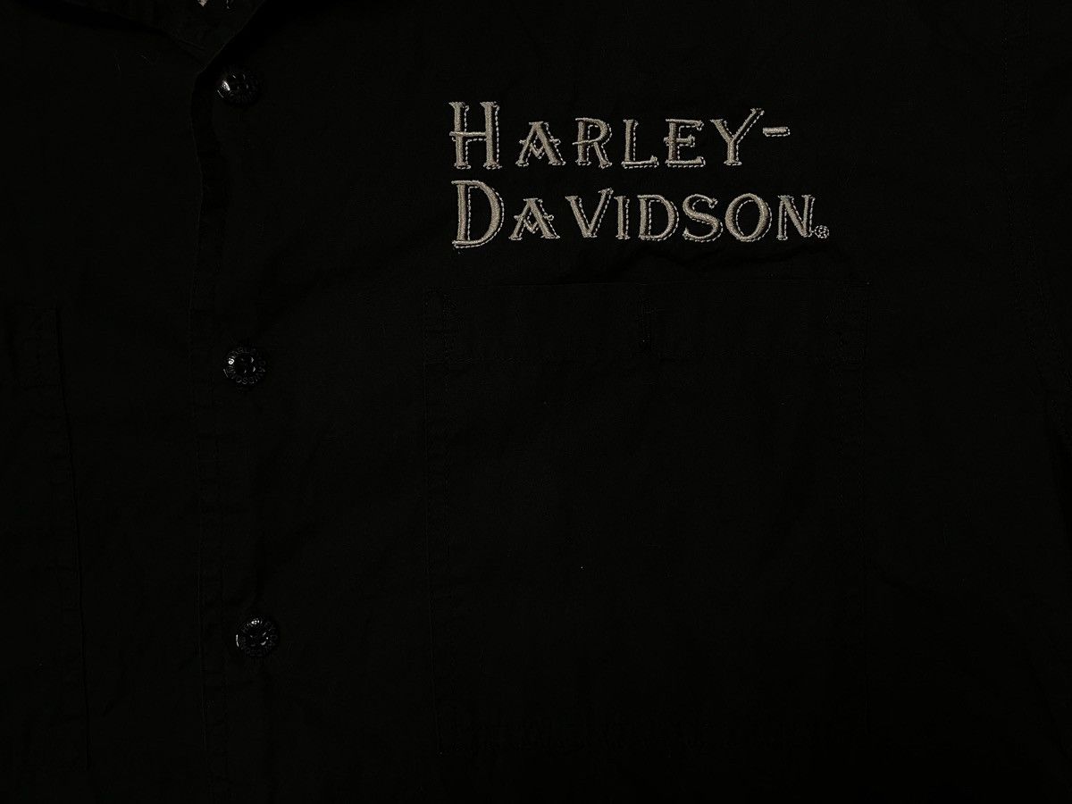 Harley Davidson Vintage 1990s Harley Davidson eagle embroidered button up Size US XL / EU 56 / 4 - 3 Thumbnail