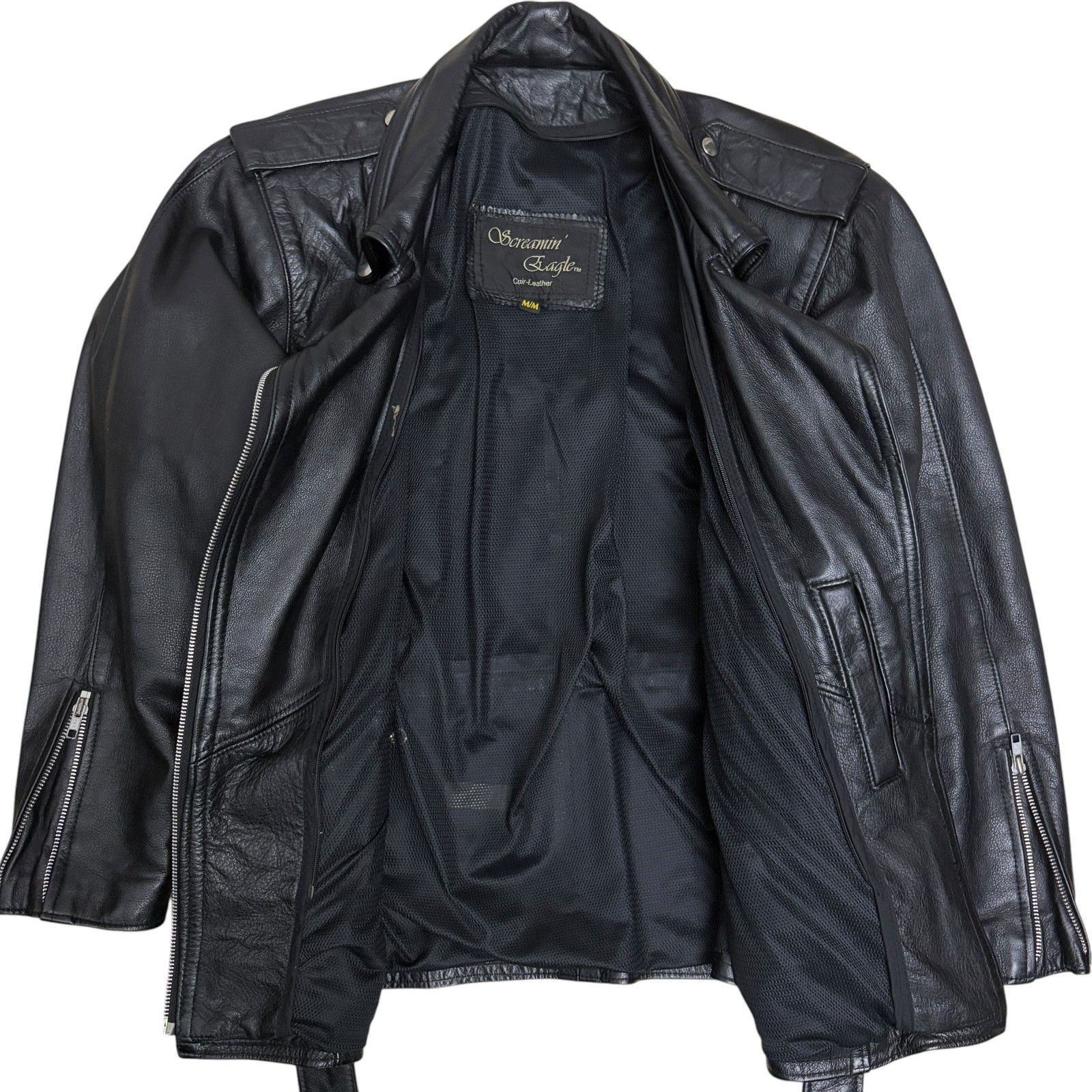 Harley Davidson HARLEY DAVIDSON LEATHER Screamin Eagle Motorcycle Biker M Size US M / EU 48-50 / 2 - 4 Thumbnail