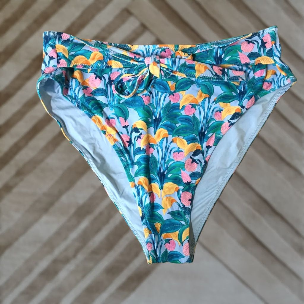 Diane von Furstenberg Diane von Furstenberg x Onia Tropical Bikini Blue Green Size 32" / US 10 / IT 46 - 1 Thumbnail