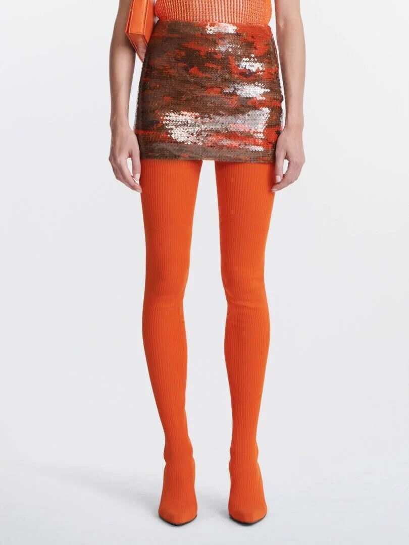 Dion Lee VERTICAL HORIZON SEQUIN MINI SKIRT RRP:$980.00 Size: 6 XS Size 26" / US 2 / IT 38 - 3 Thumbnail