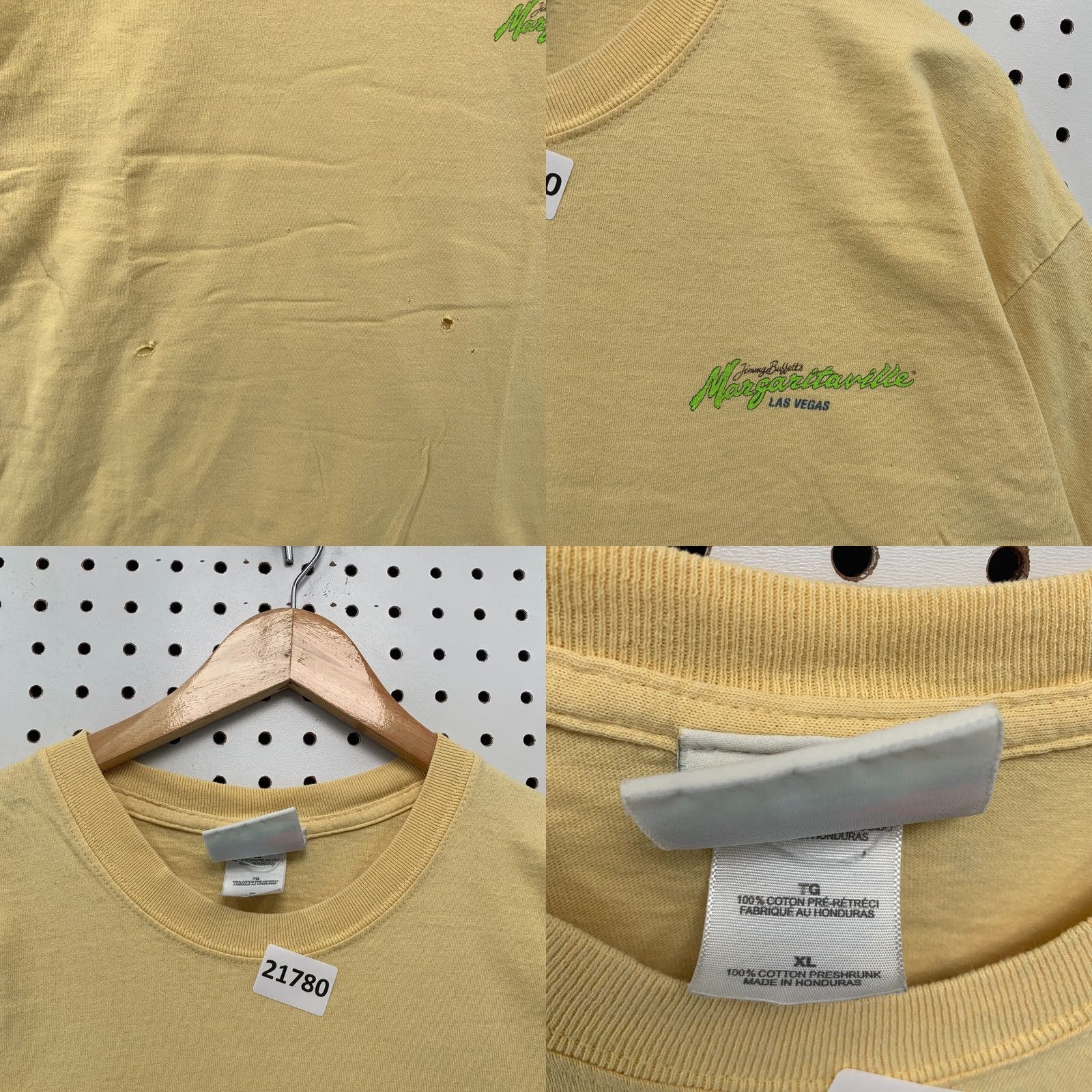 Vintage VINTAGE Margaritaville Shirt Yellow Adult XL Mens 23.5x29 Las Vegas Jimmy Buffett Margaritaville Shirt Yellow XL Mens Size US XL / EU 56 / 4 - 8 Thumbnail