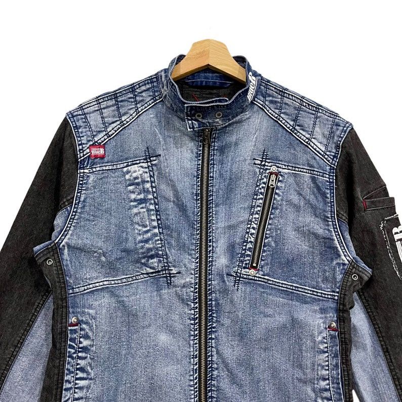 Japan Blue × Vintage Japanese Brand Blue B Zipper Denim Jacket Size US M / EU 48-50 / 2 - 3 Thumbnail