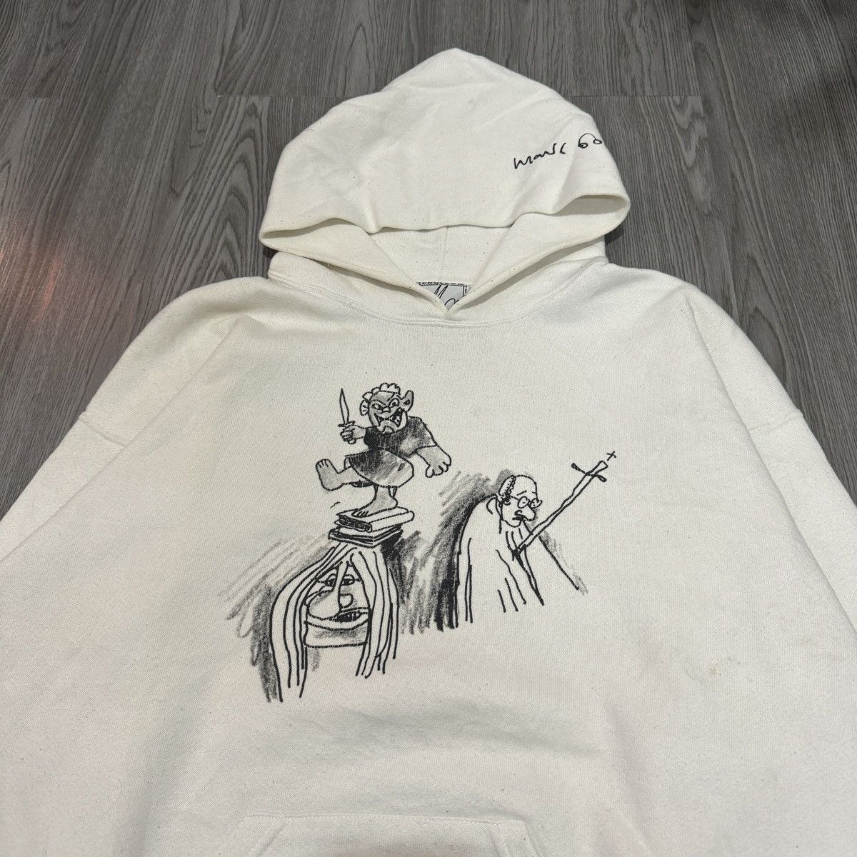 Vintage Mark Gonzales 2002 Hoodie Size US L / EU 52-54 / 3 - 2 Thumbnail