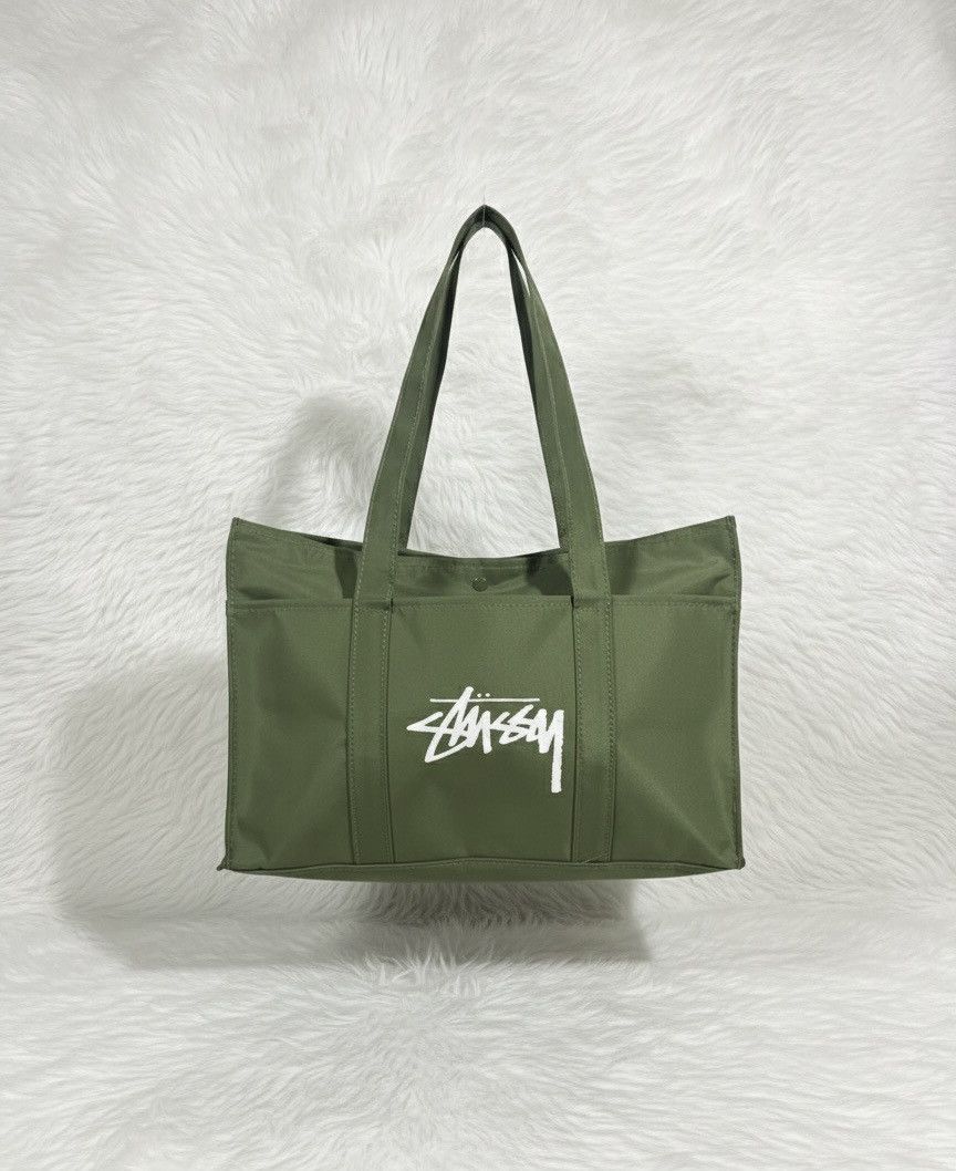 Stussy Stussy Military Colour Tote Bag Size ONE SIZE - 1 Thumbnail