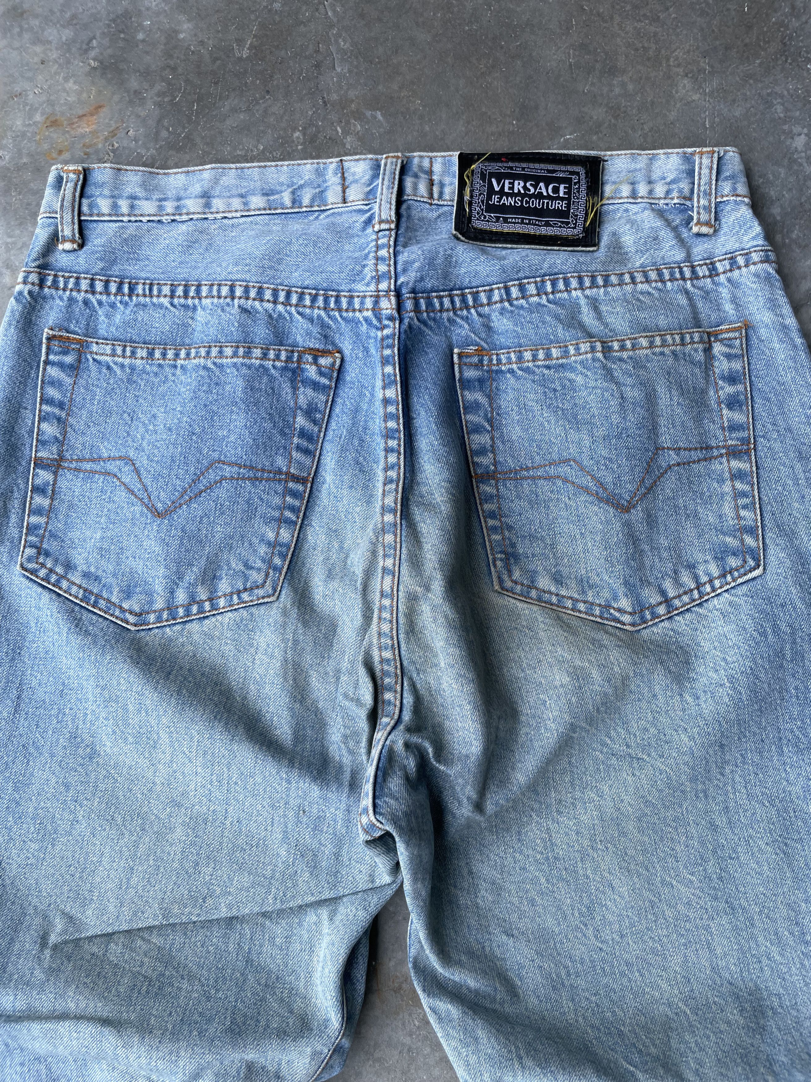 Versace Jeans Couture Vintage Versace Jeans Couture Light Washed Denim Size US 32 / EU 48 - 10 Thumbnail