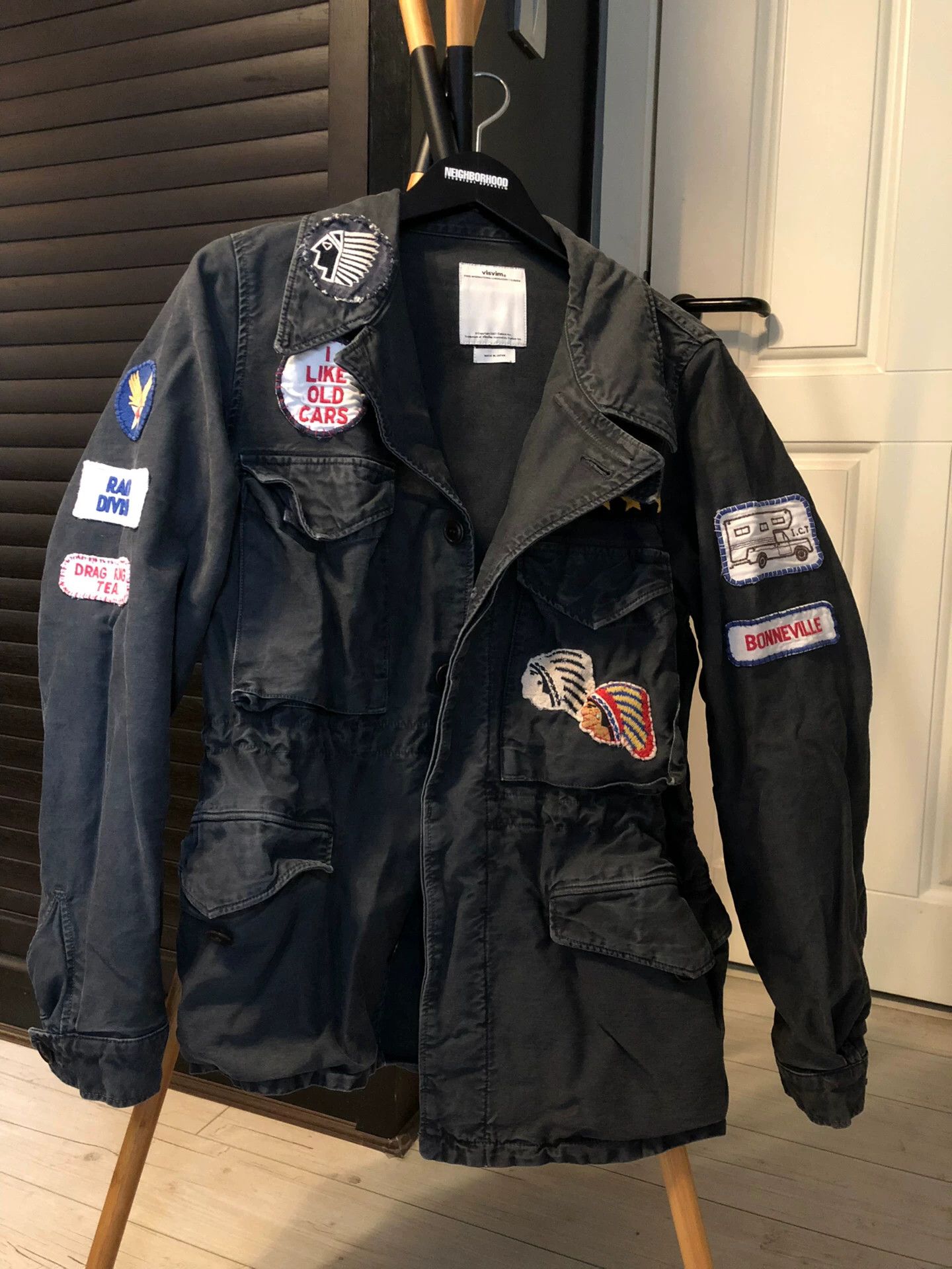 Visvim VISVIM ACHSE JKT DMGD CHINO M43 jacket jacket | Grailed