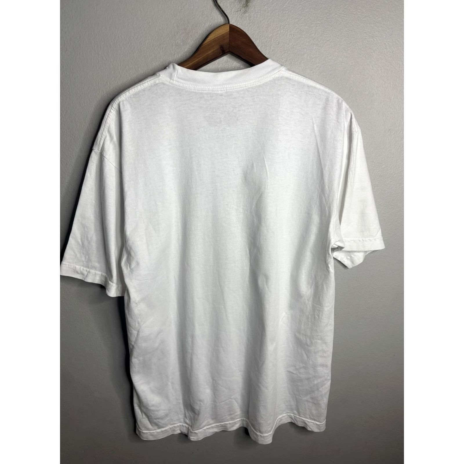 Vintage Emergency Intercom Shirt Mens M White Graphic Monkey Banana Podcast Tee Size US M / EU 48-50 / 2 - 4 Thumbnail
