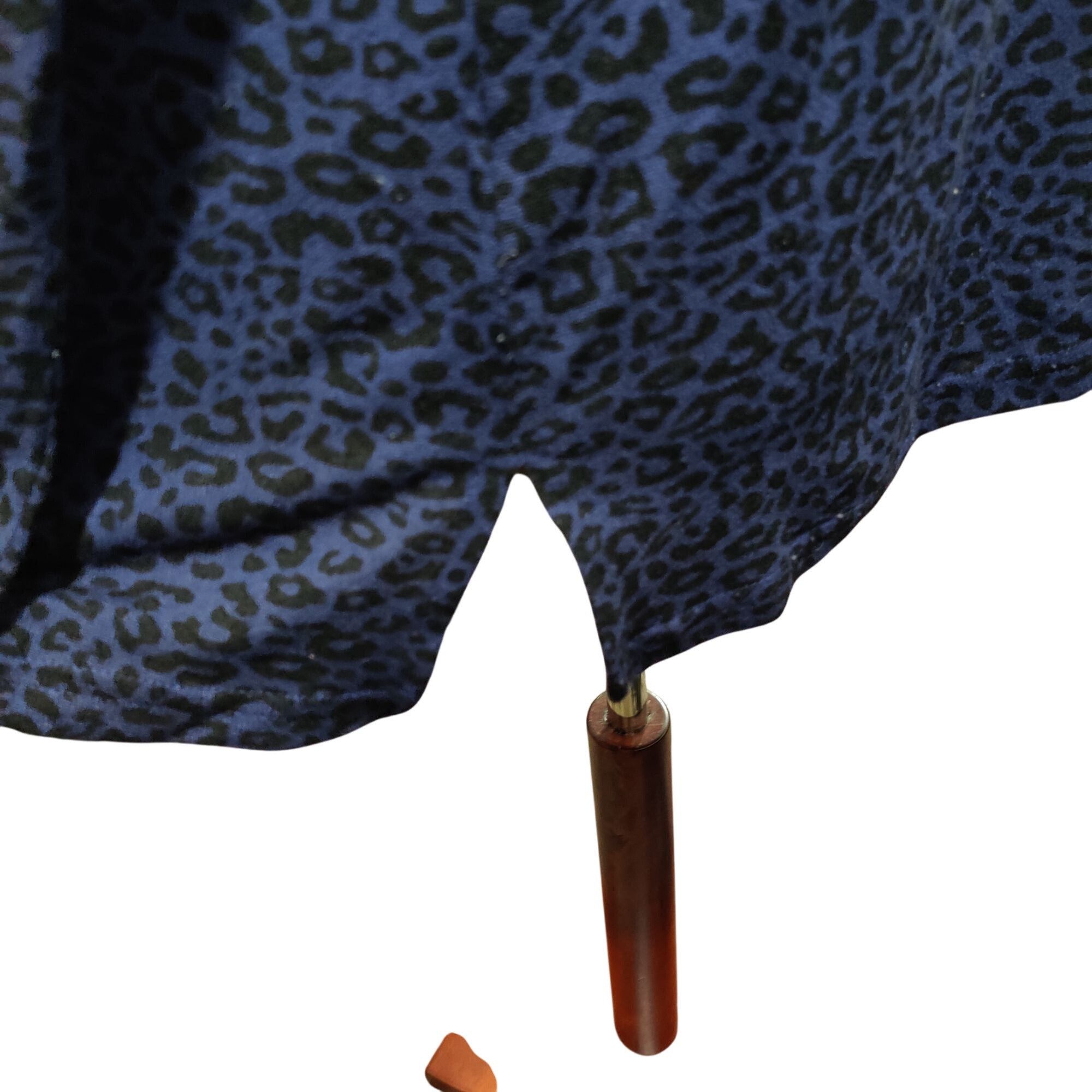 Other Mario Serrani Italy L Blue Black Leopard Print Long Sleeve S Size L / US 10 / IT 46 - 6 Thumbnail