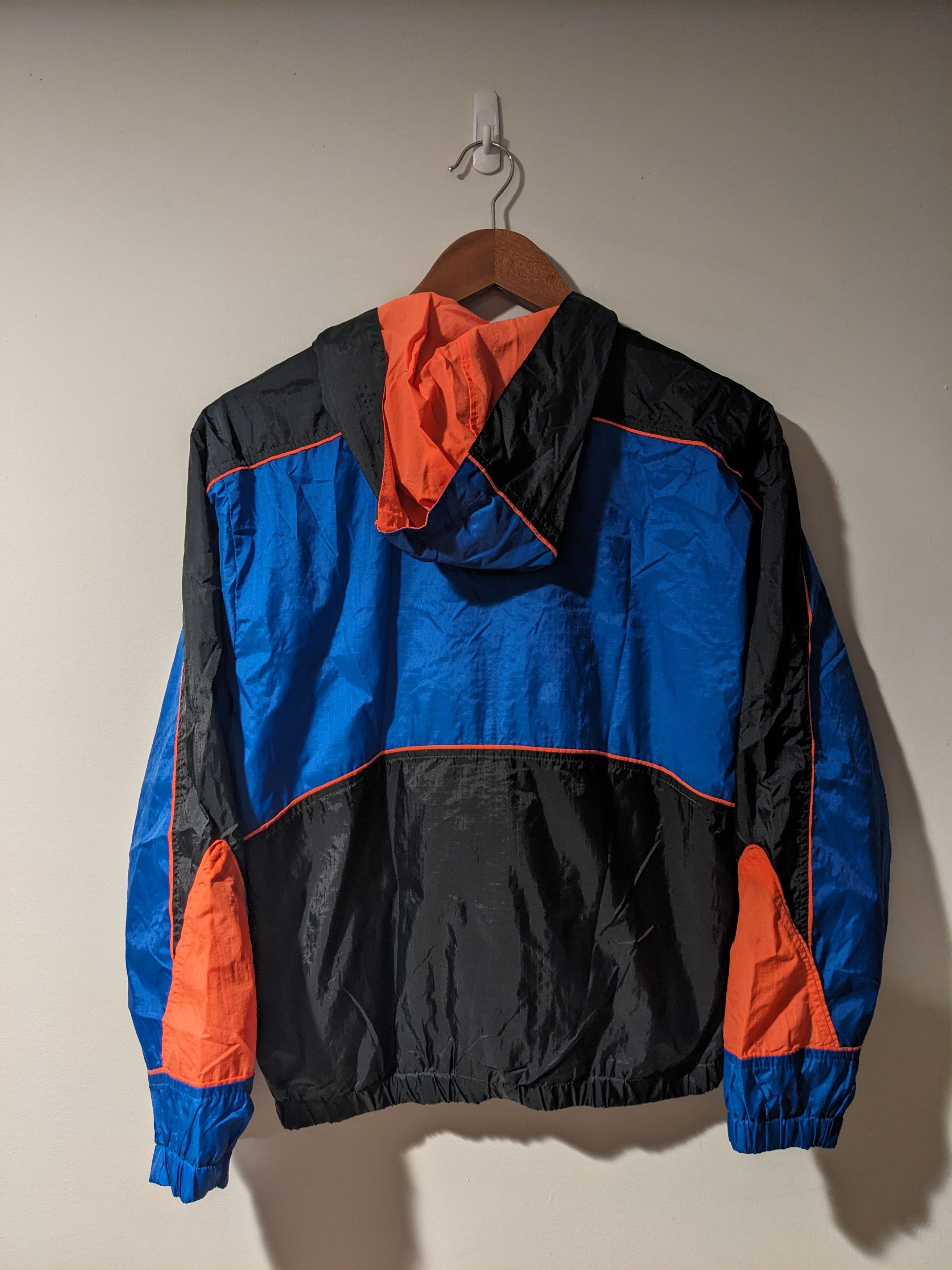 Speedo × Vintage Vintage 90s Speedo Youth X-Large Blue Windbreaker Jacket Size US XL / EU 56 / 4 - 4 Thumbnail