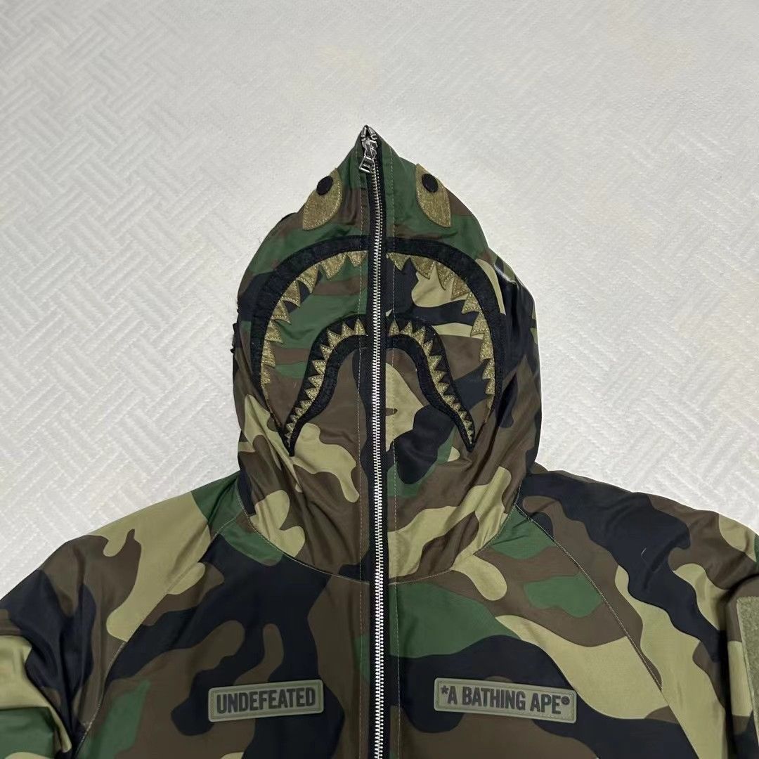 Bape BAPE UND CAMO SHARK DOWN JACKET Size US M / EU 48-50 / 2 - 2 Thumbnail