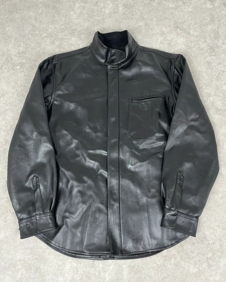 Armani Collezioni 2000s Armani Collezioni Black Leather Premium Jacket Size US L / EU 52-54 / 3 - 1 Thumbnail