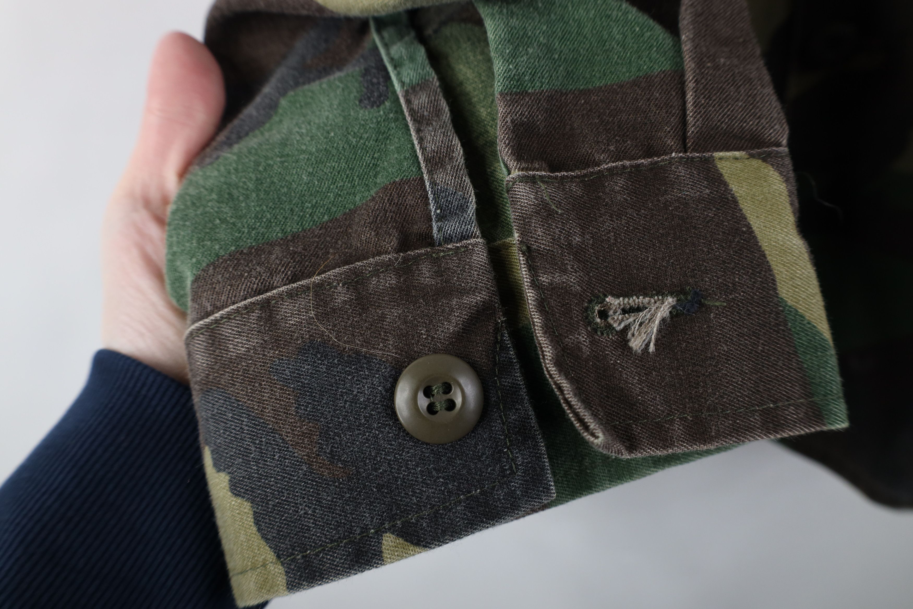 Vintage Vintage 70s Military Camouflage Combat Field Shirt Jacket Size US L / EU 52-54 / 3 - 8 Thumbnail