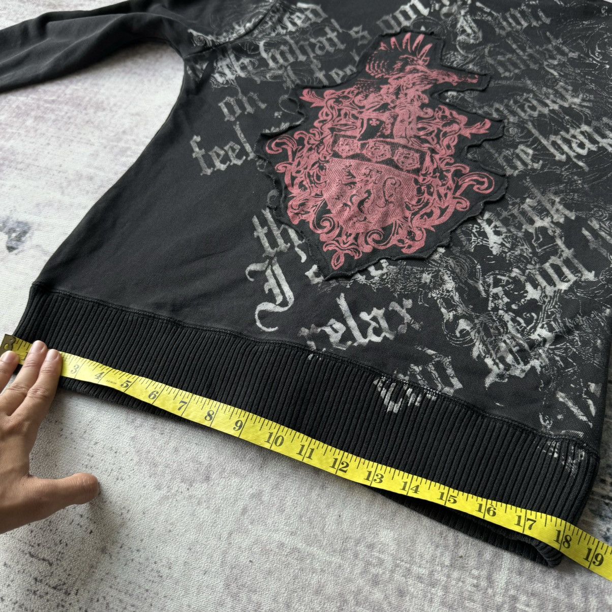 If Six Was Nine × Le Grande Bleu (L.G.B.) × Tornado Mart In The Attic Affliction Punk Hoodie Size US M / EU 48-50 / 2 - 12 Thumbnail