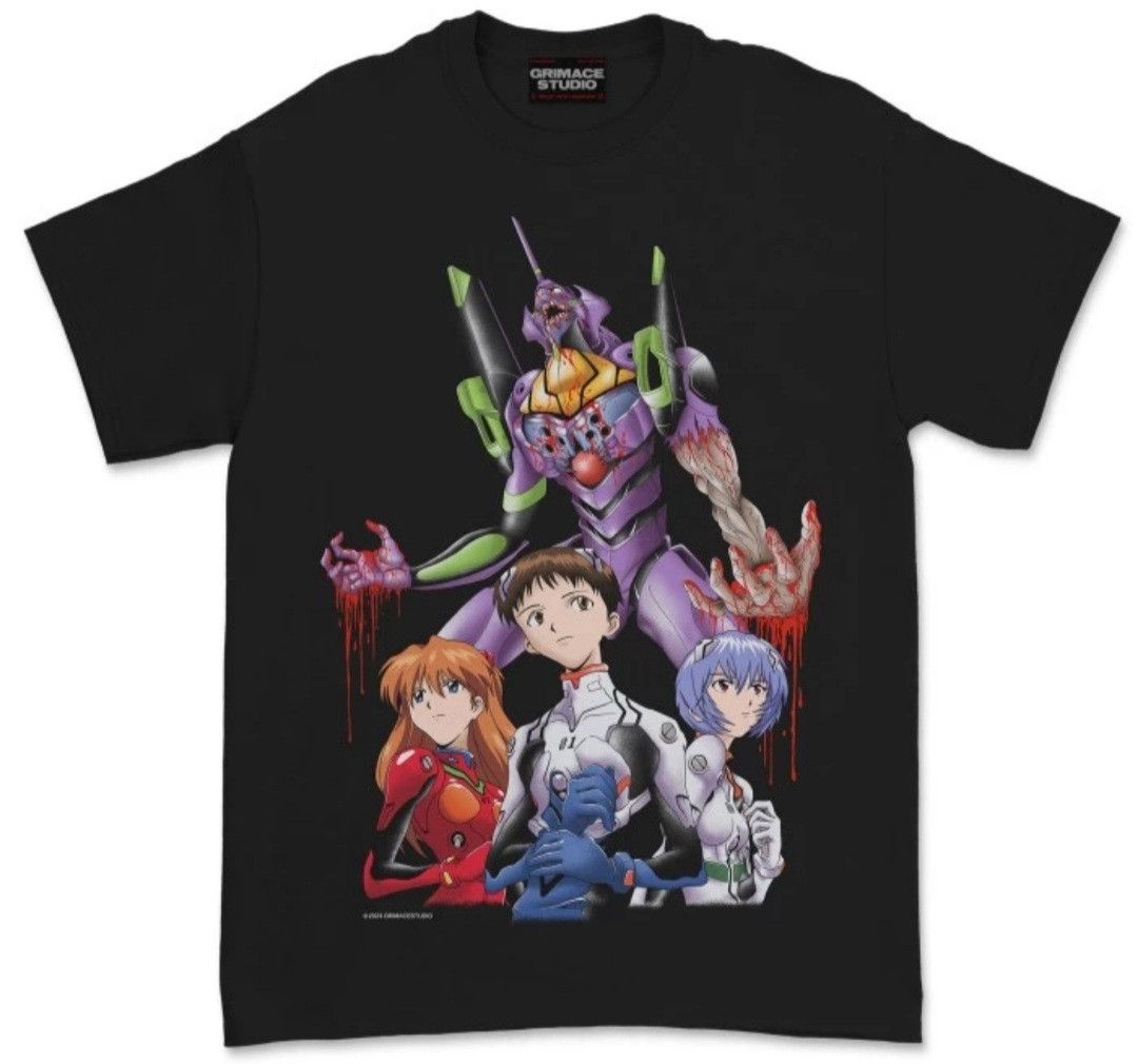 image of Vintage Neon Genesis Evangelion The Original Pilot Eva Size Xxl in Black, Men's