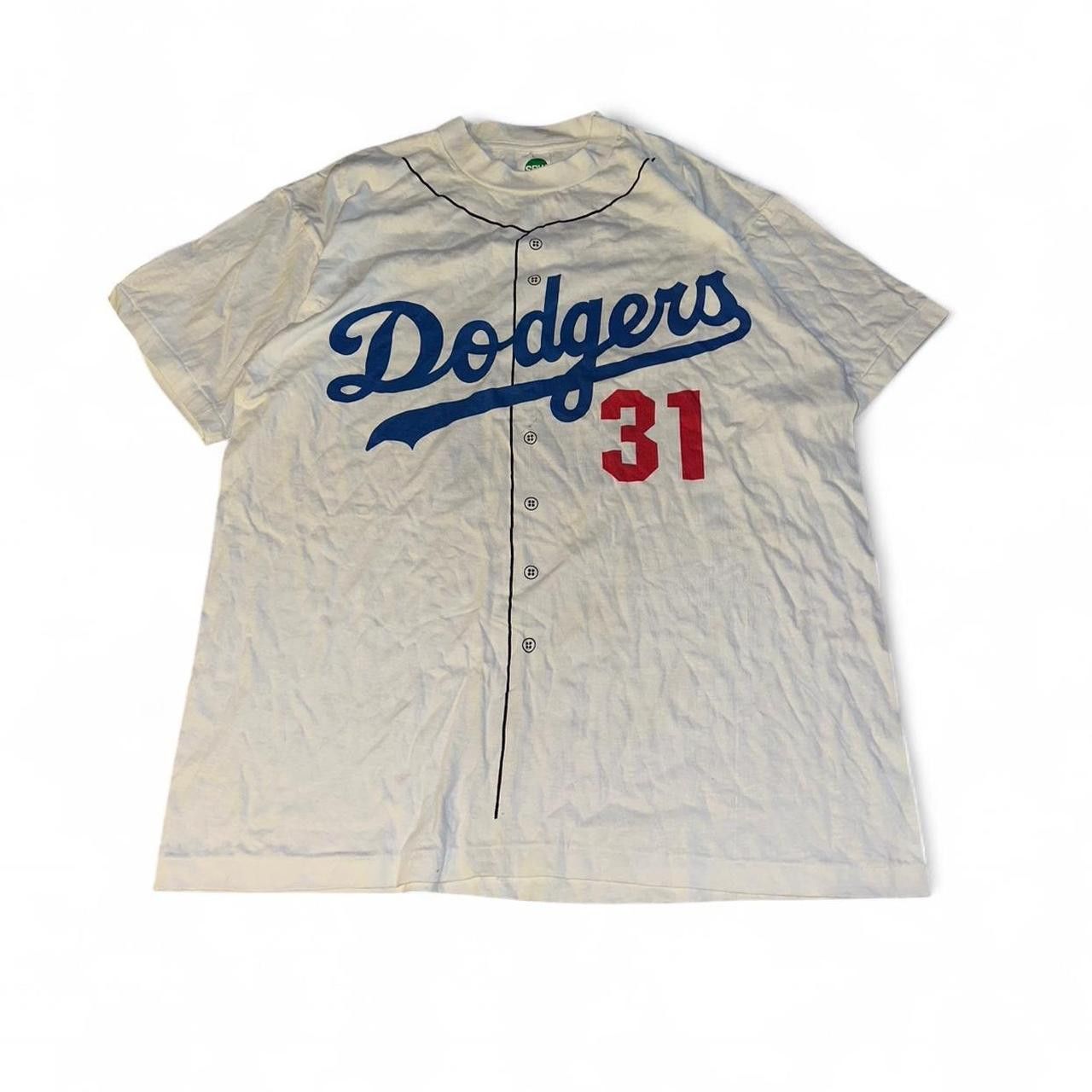 MLB Vintage 90s single stitch dodgers piazza jersey Size US L / EU 52-54 / 3 - 1 Thumbnail