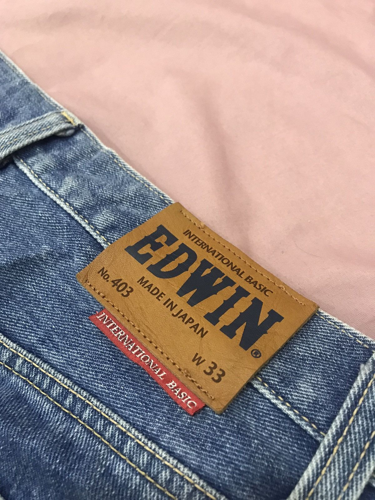 Edwin × Japanese Brand made in JAPAN EDWIN STRAIGHT JEANS Size US 33 - 1 Thumbnail