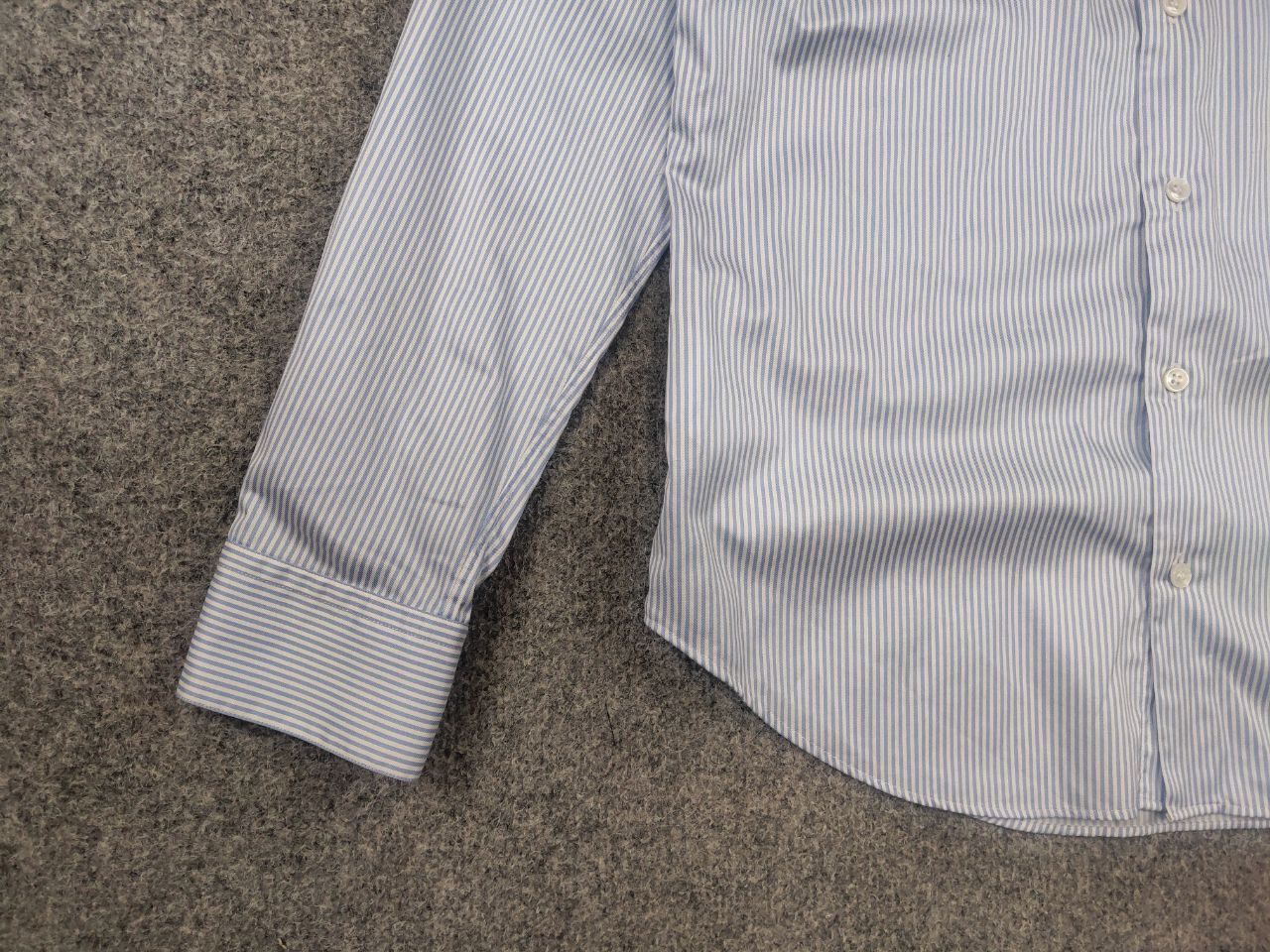 Giorgio Armani Giorgio Armani Design blue thin stripes Long sleeve shirt Size US M / EU 48-50 / 2 - 5 Thumbnail