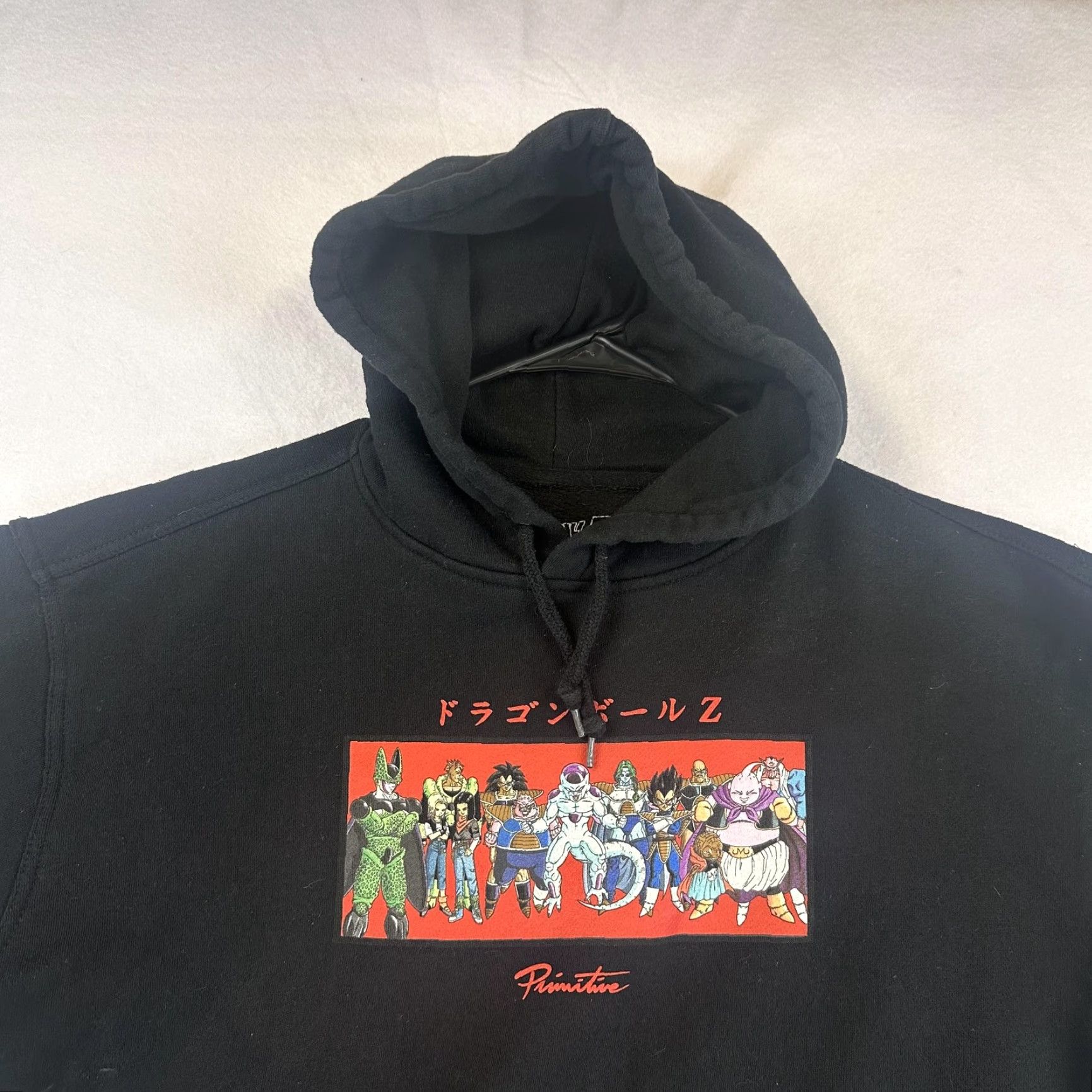 Primitive Primitive Hoodie Dragon Ball Z Mens Large Black Pullover Graphic Anime Shirt Size US L / EU 52-54 / 3 - 4 Thumbnail