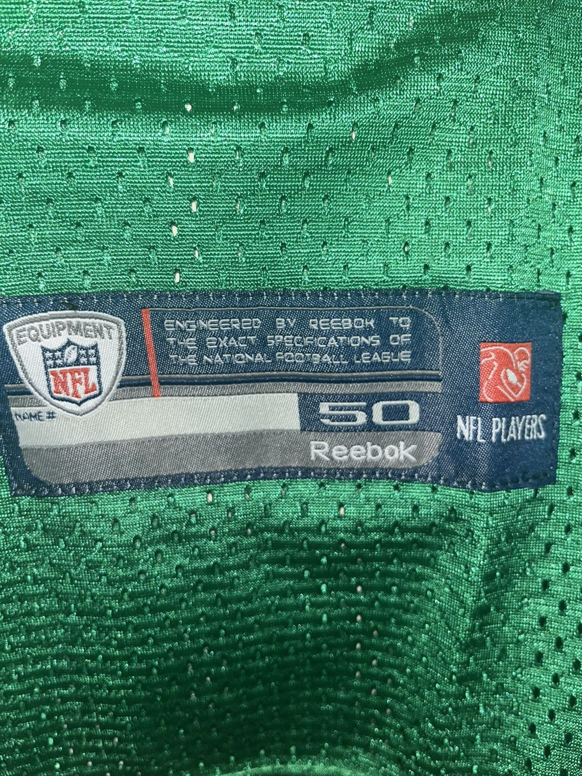 Reebok Michael Vick Kelly Green Super Bowl Patch Jersey Size US M / EU 48-50 / 2 - 5 Thumbnail