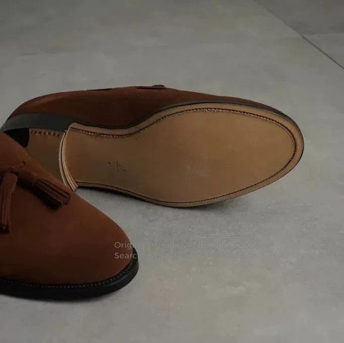 Forme D'Expression Forme Suede Tassel Loafer Shoes. Size US 9 / EU 42 - 6 Thumbnail