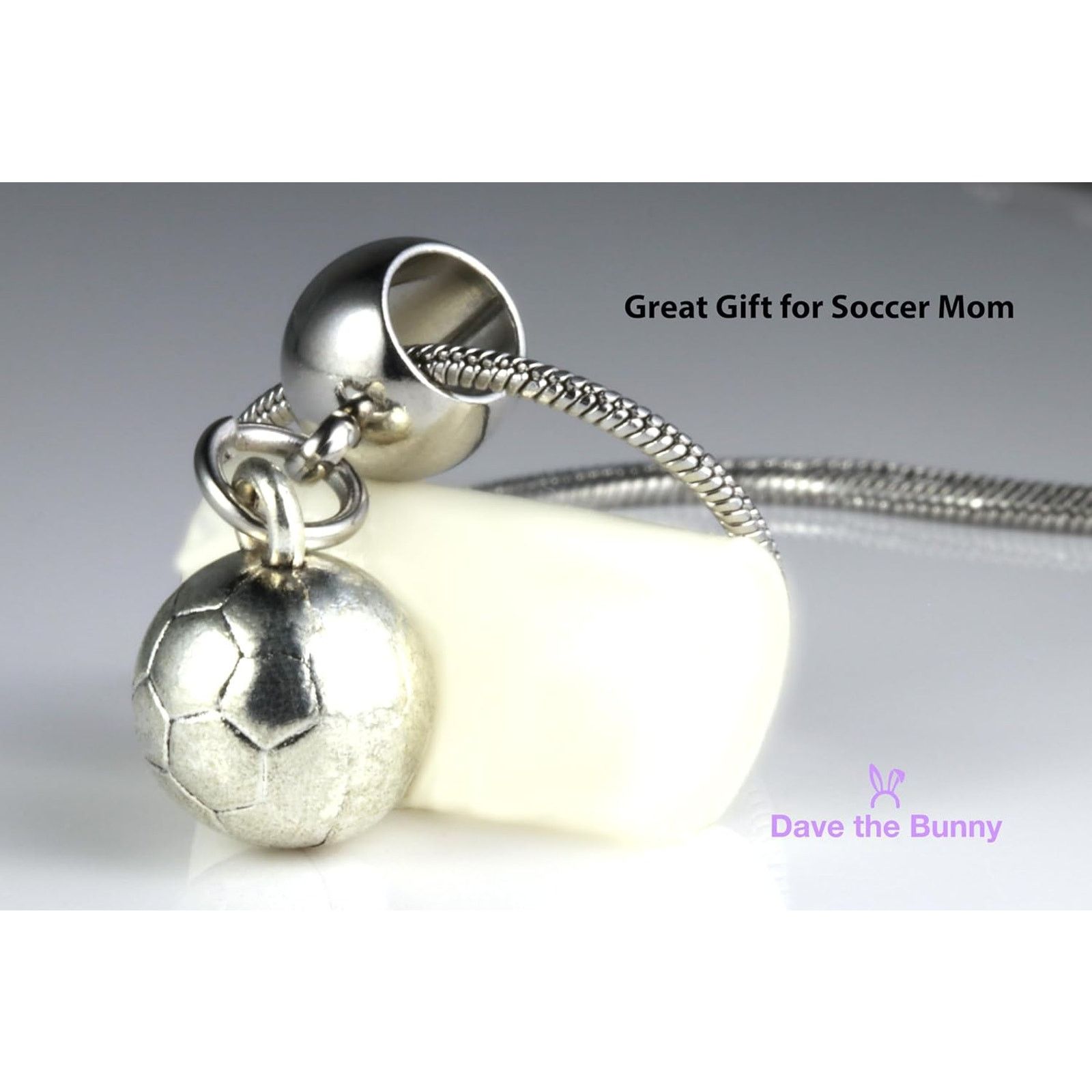 & Other Stories Soccer Necklace - Soccer Ball Charm Necklace Size ONE SIZE - 4 Thumbnail