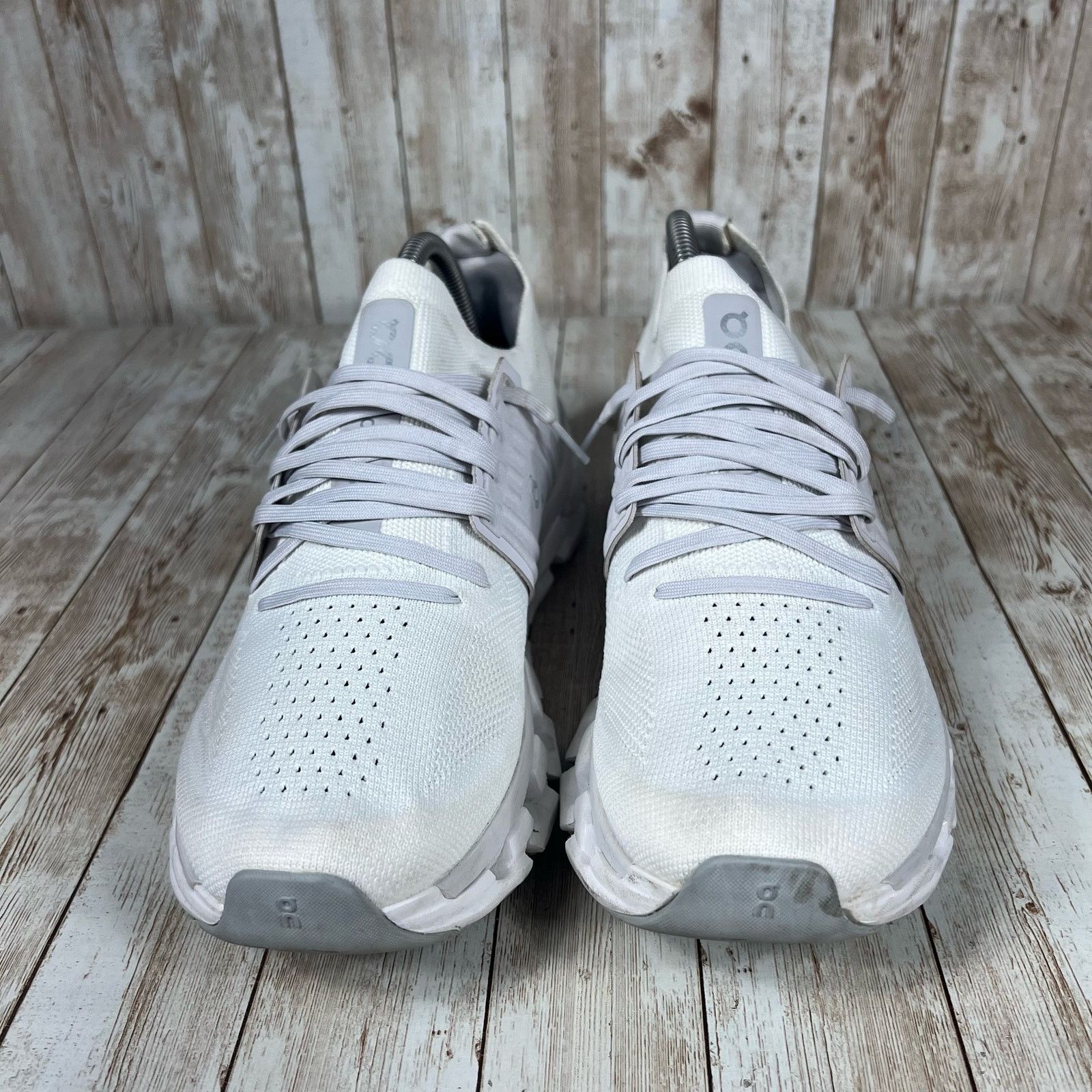 On On Womens cloudswift 3 Womens 10.5 white grey Size US 10.5 / IT 40.5 - 3 Thumbnail