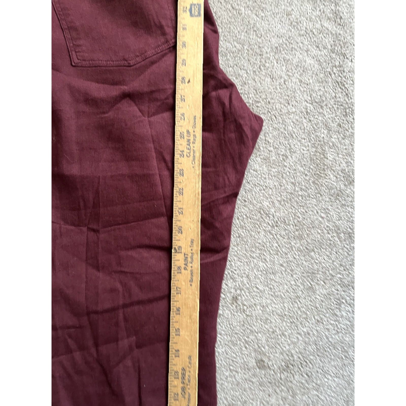Sanctuary Sanctuary Jeans Social Standard Ankle Skinny Maroon Womens 22W Jeans Size 40" / US 18 - 7 Thumbnail