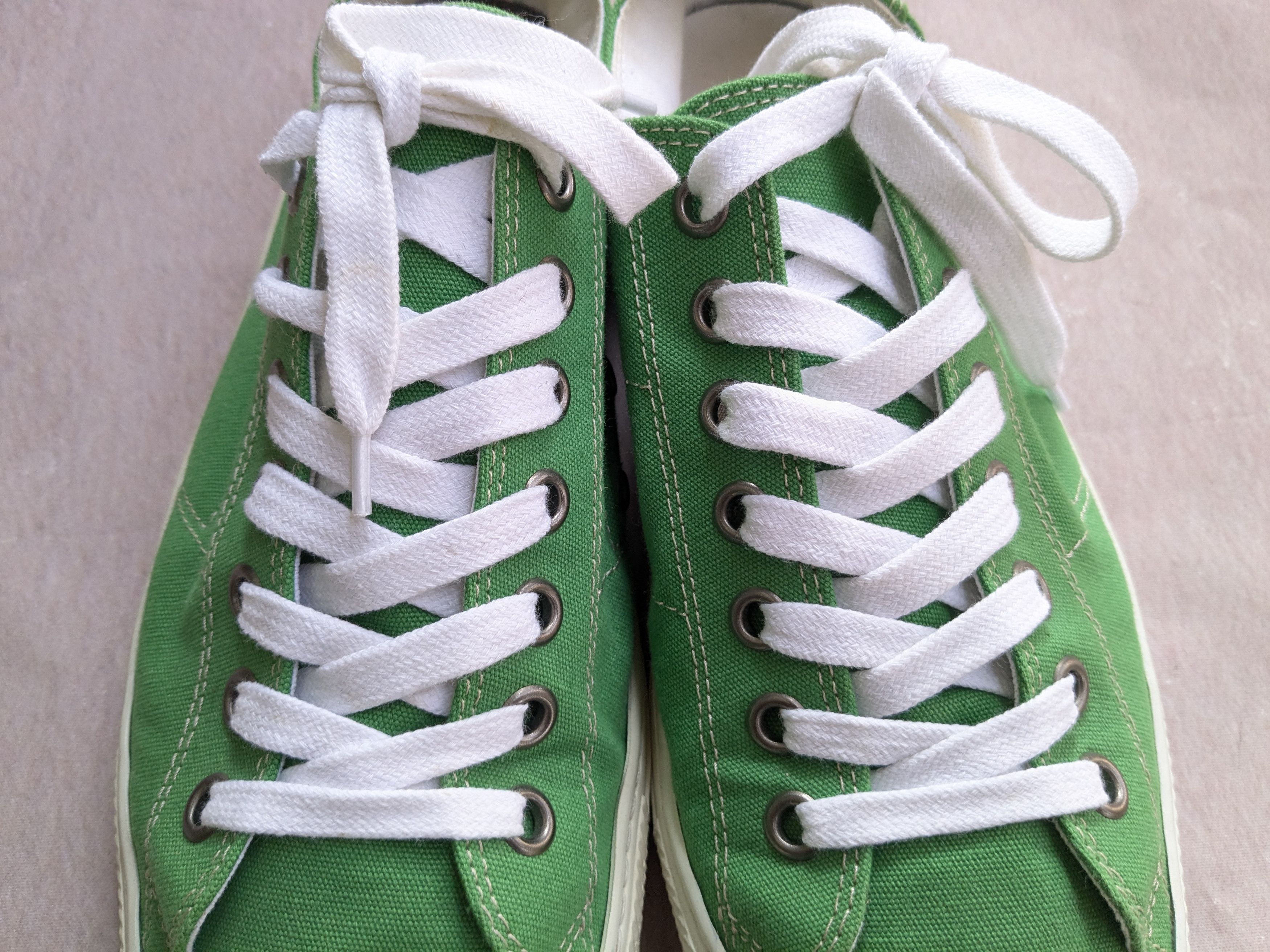 Maison Margiela Maison Margiela Stereotype Sneakers 11 44 Green White Canvas Size US 11 / EU 44 - 4 Thumbnail
