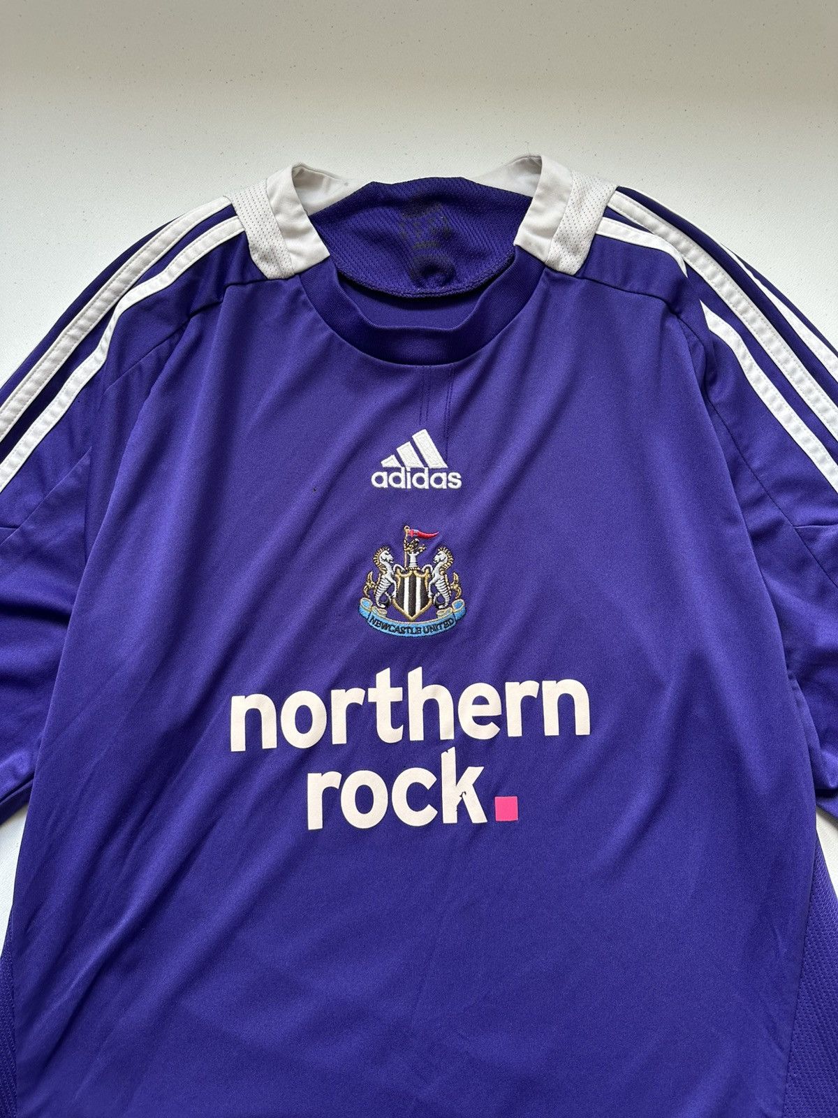 Adidas × Vintage Adidas Newcastle United Soccer Jersey Football 2008/2009 Size US L / EU 52-54 / 3 - 8 Thumbnail