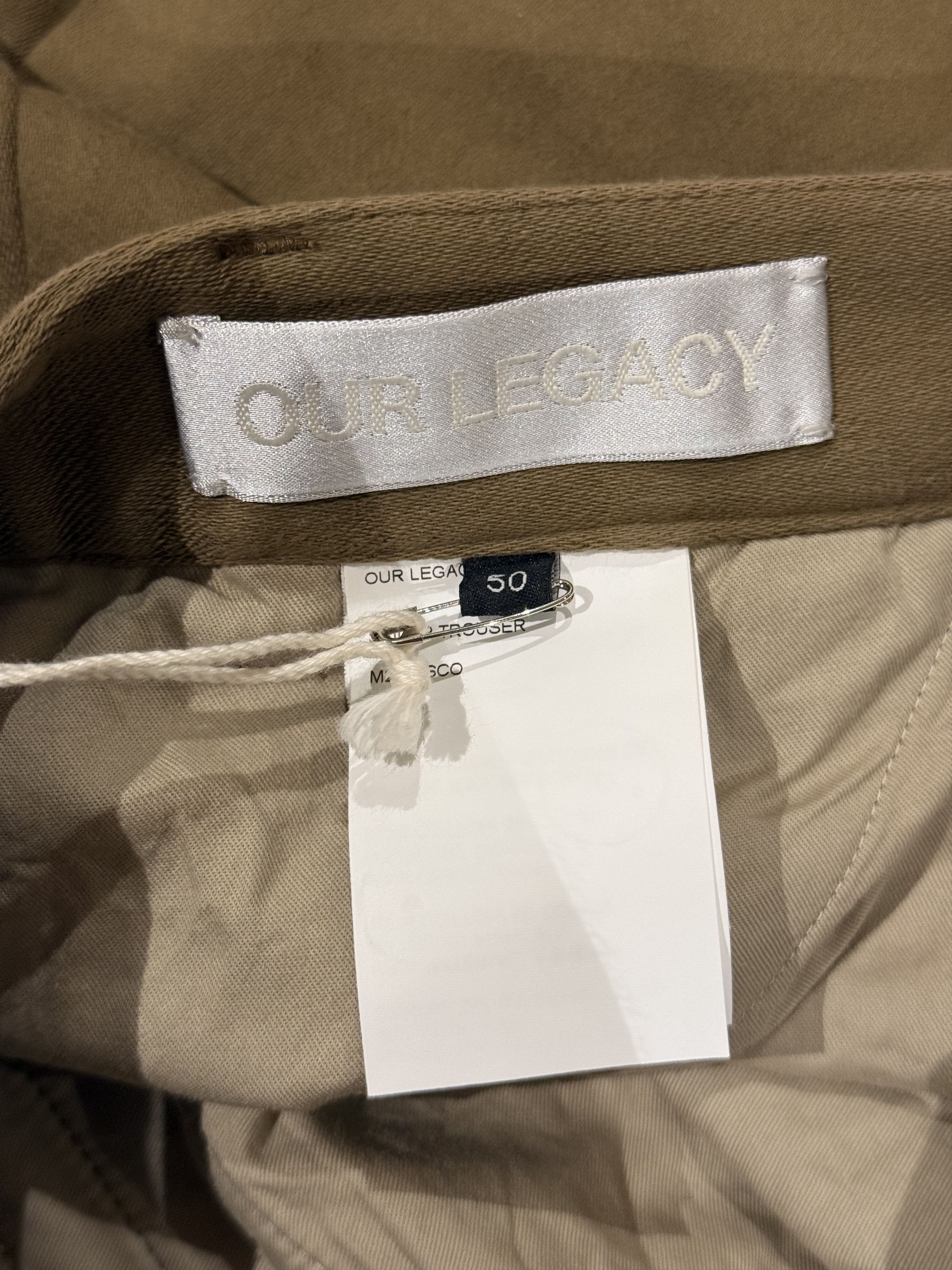 Our Legacy 💚 2024 Our Legacy Sailor Trouser Olive Broken Sateen 50 NEW Size US 34 / EU 50 - 17 Thumbnail