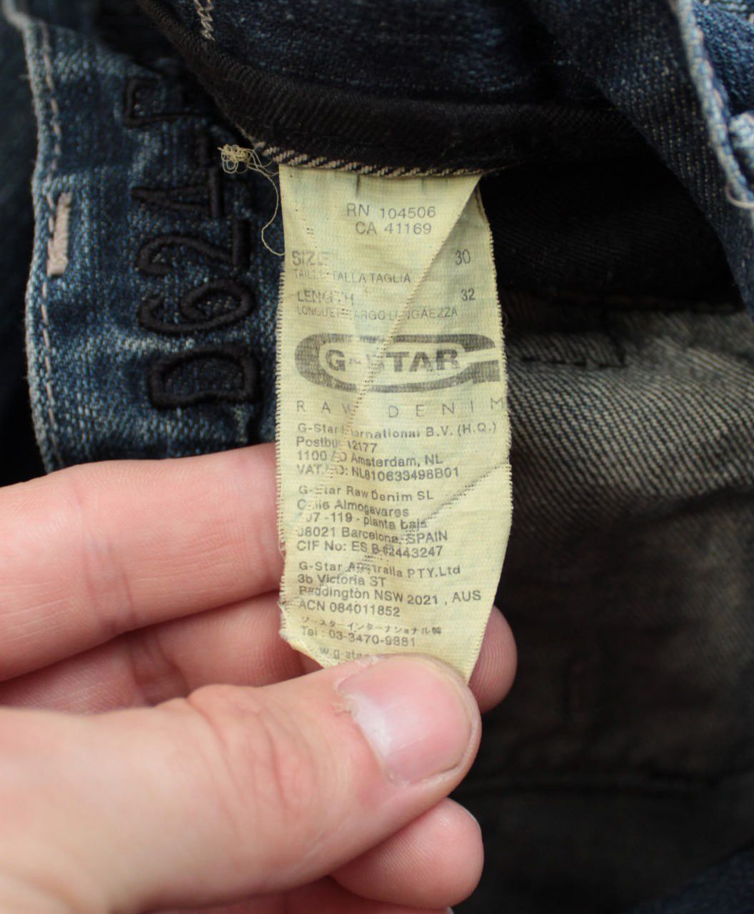 G-Star 🔥 G-Star Raw Loose Cargo Pockets Pants Denim Jeans Y2K Size US 30 / EU 46 - 6 Thumbnail