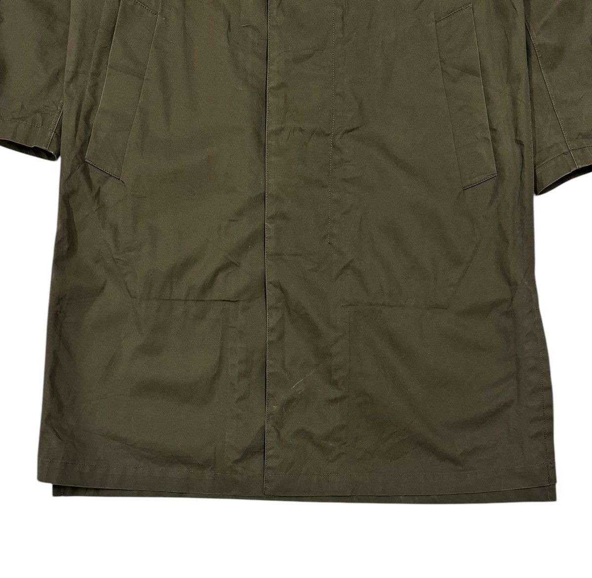 Japanese Brand × Lemaire × Uniqlo Uniqlo Lemaire Wax Cotton Longjacket Raincoat Size US S / EU 44-46 / 1 - 5 Thumbnail