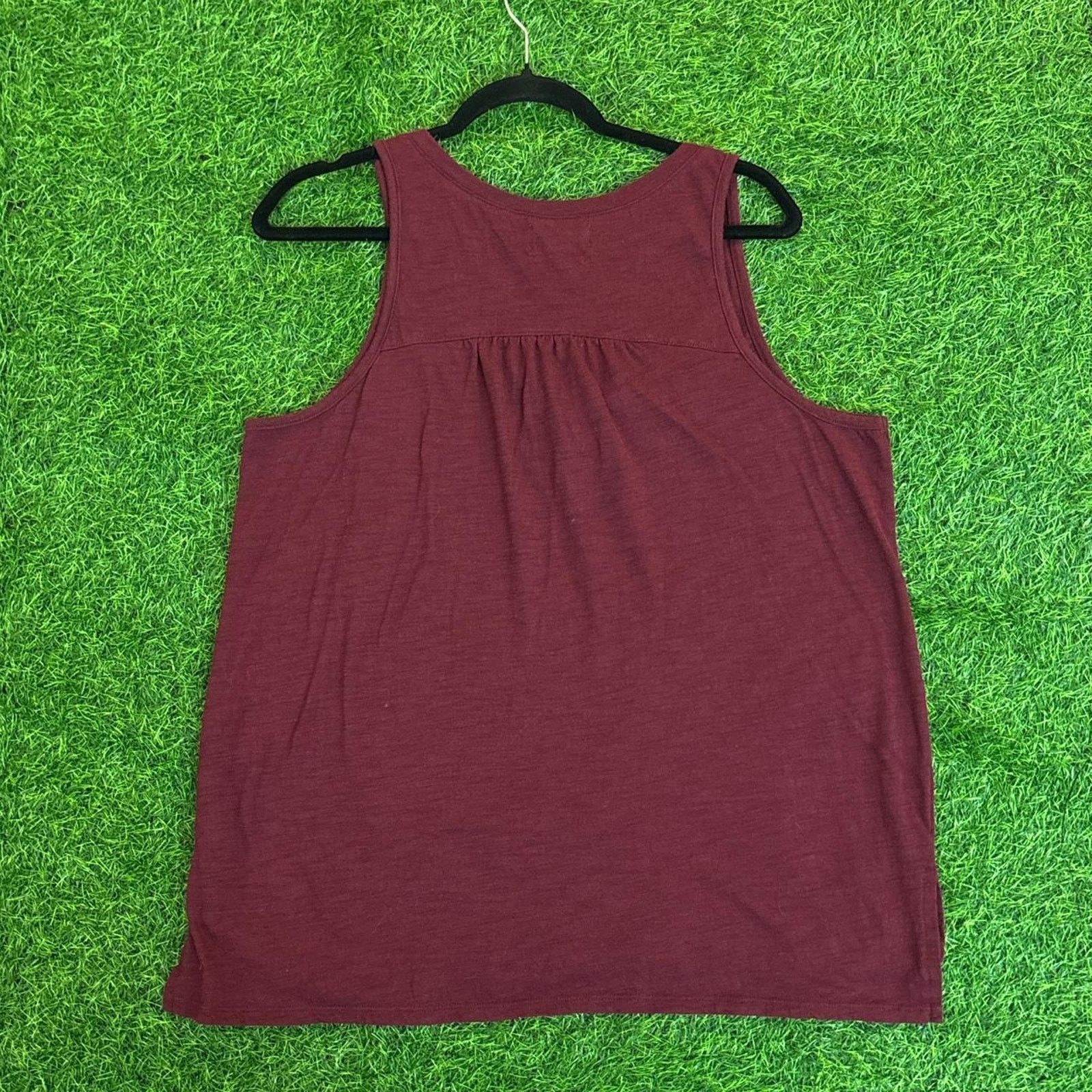 Other Women's Maroon Universal Thread Tank Top Size L / US 10 / IT 46 - 2 Thumbnail